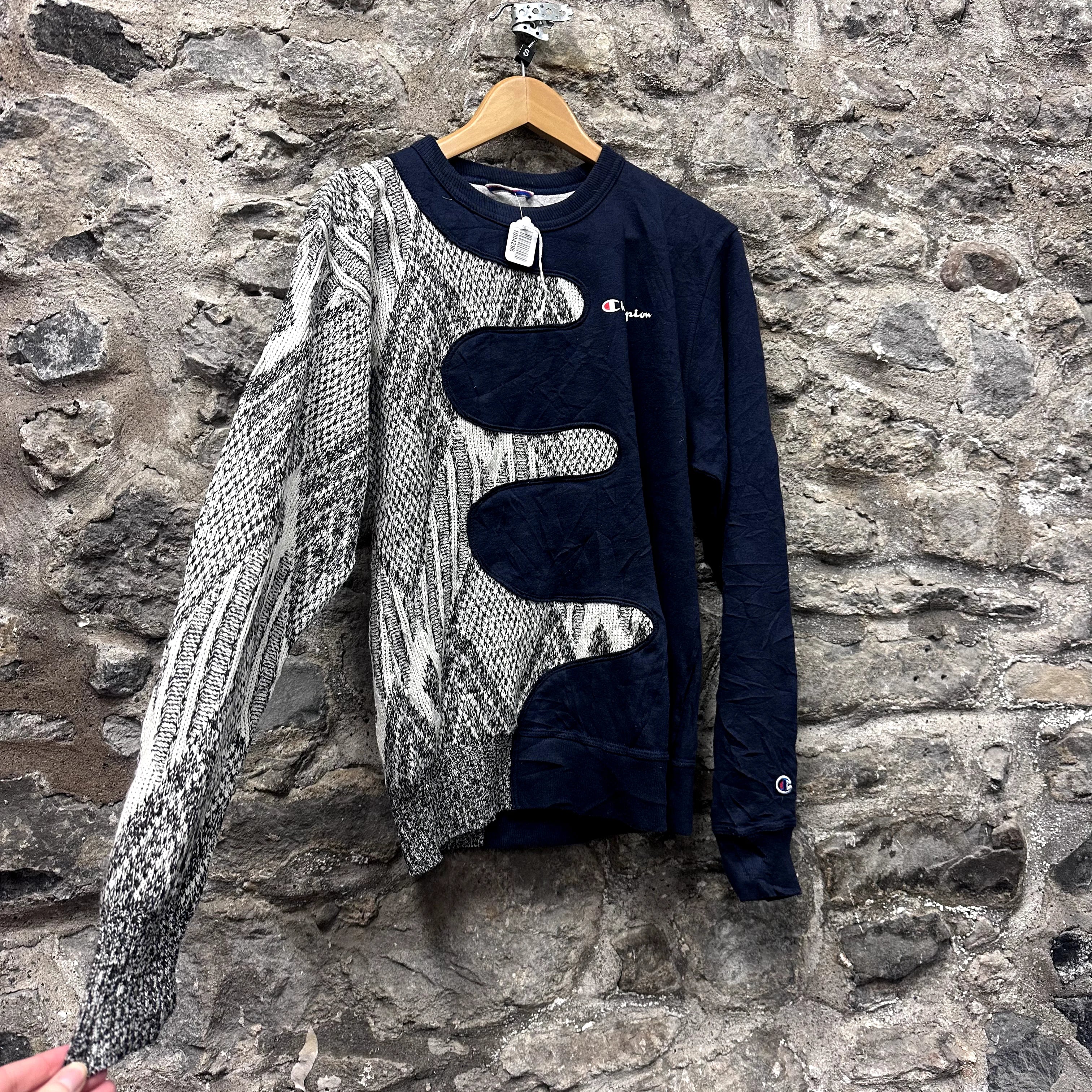 <p>Champion Patterned Rework</p><p> Sweatshirt</p>