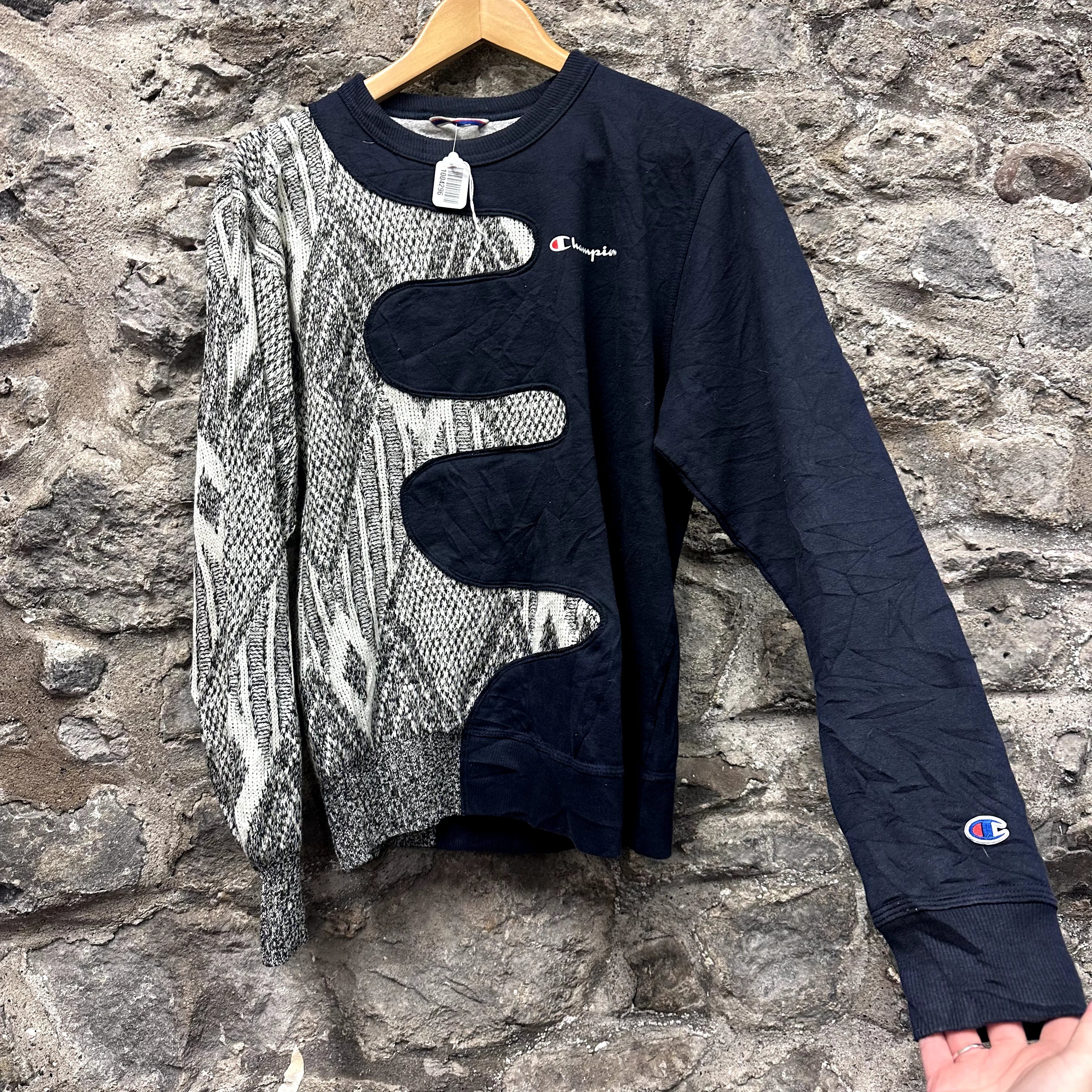 <p>Champion Patterned Rework</p><p> Sweatshirt</p>