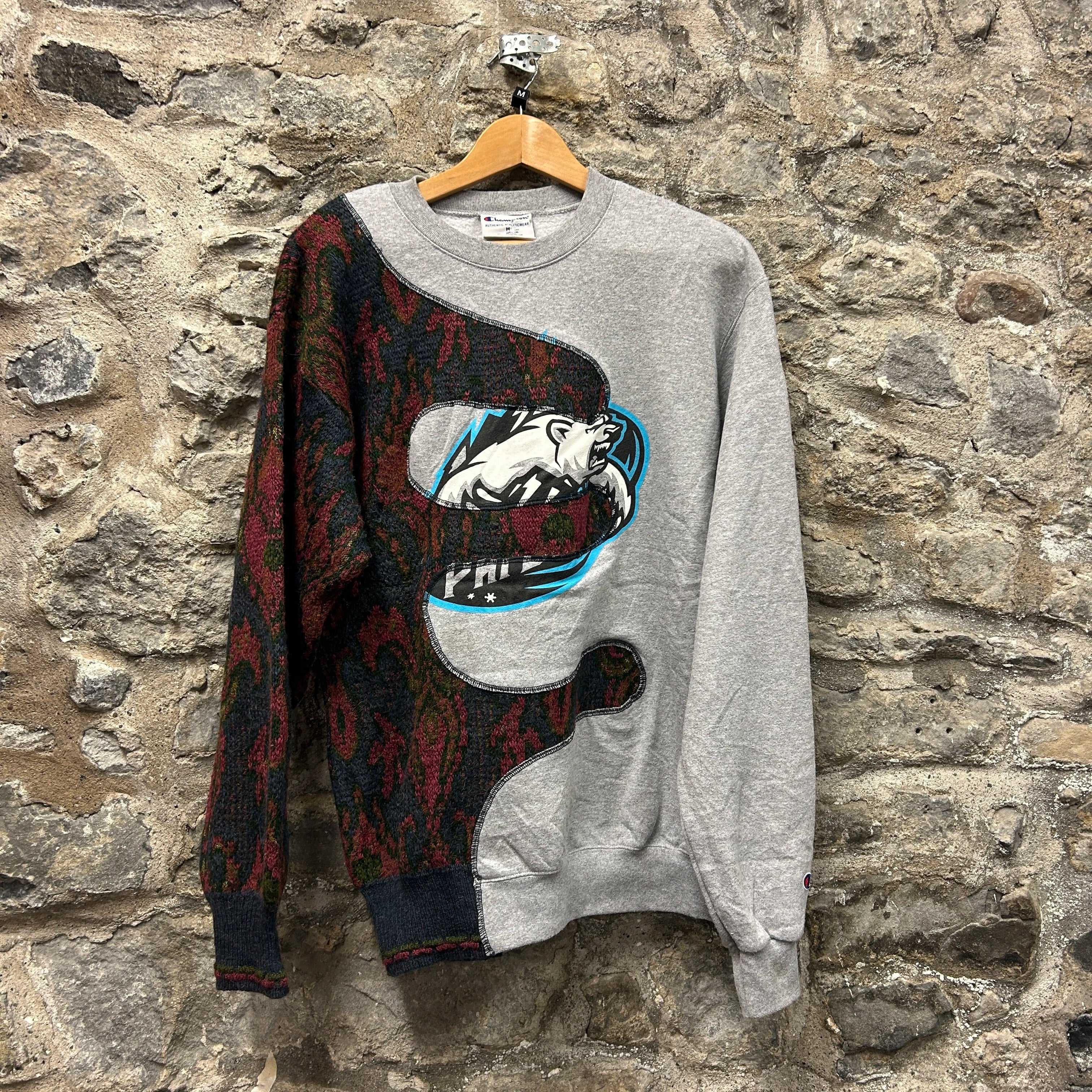 <p>Champion Patterned Rework Sweatshirt</p>