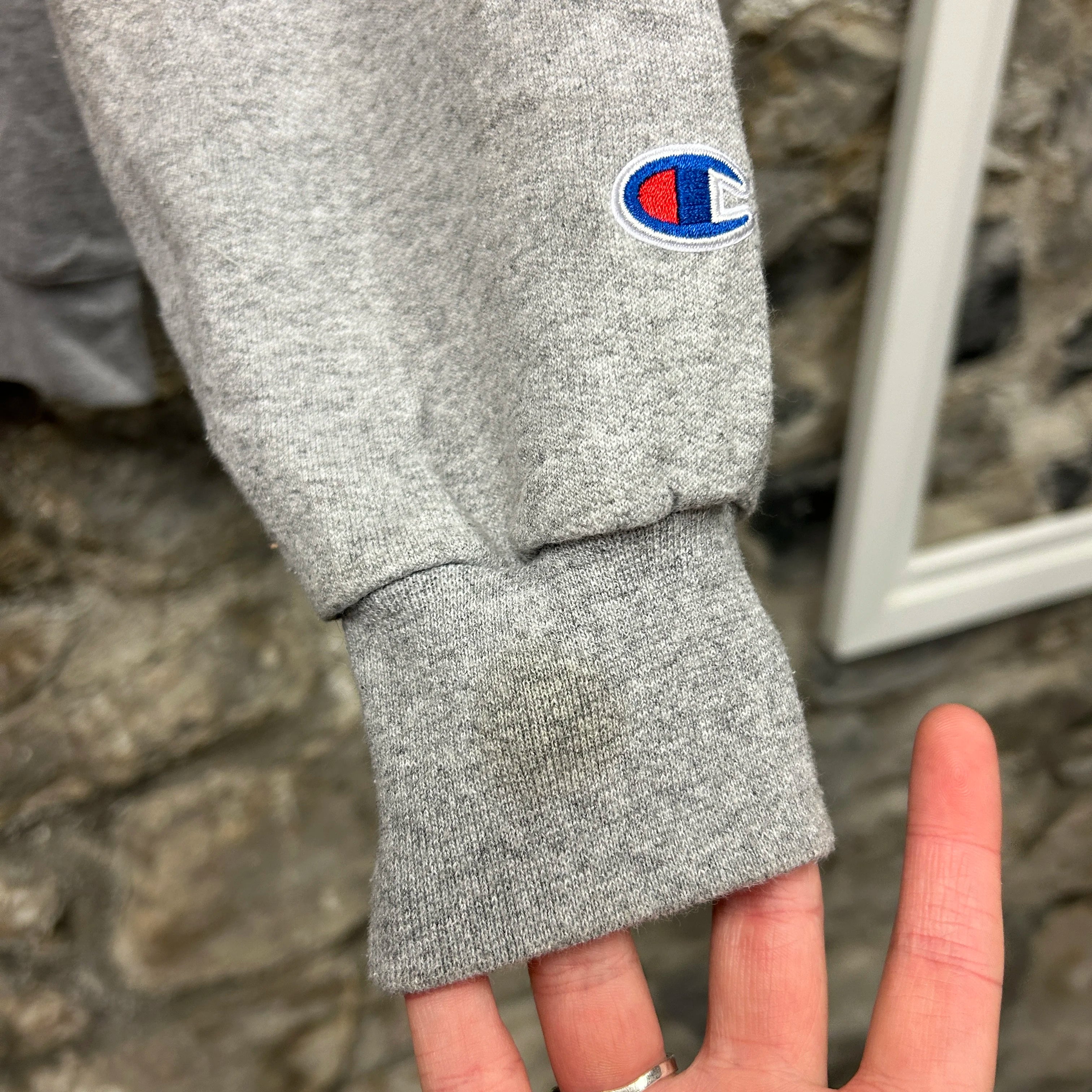 <p>Champion Patterned Rework Sweatshirt</p>