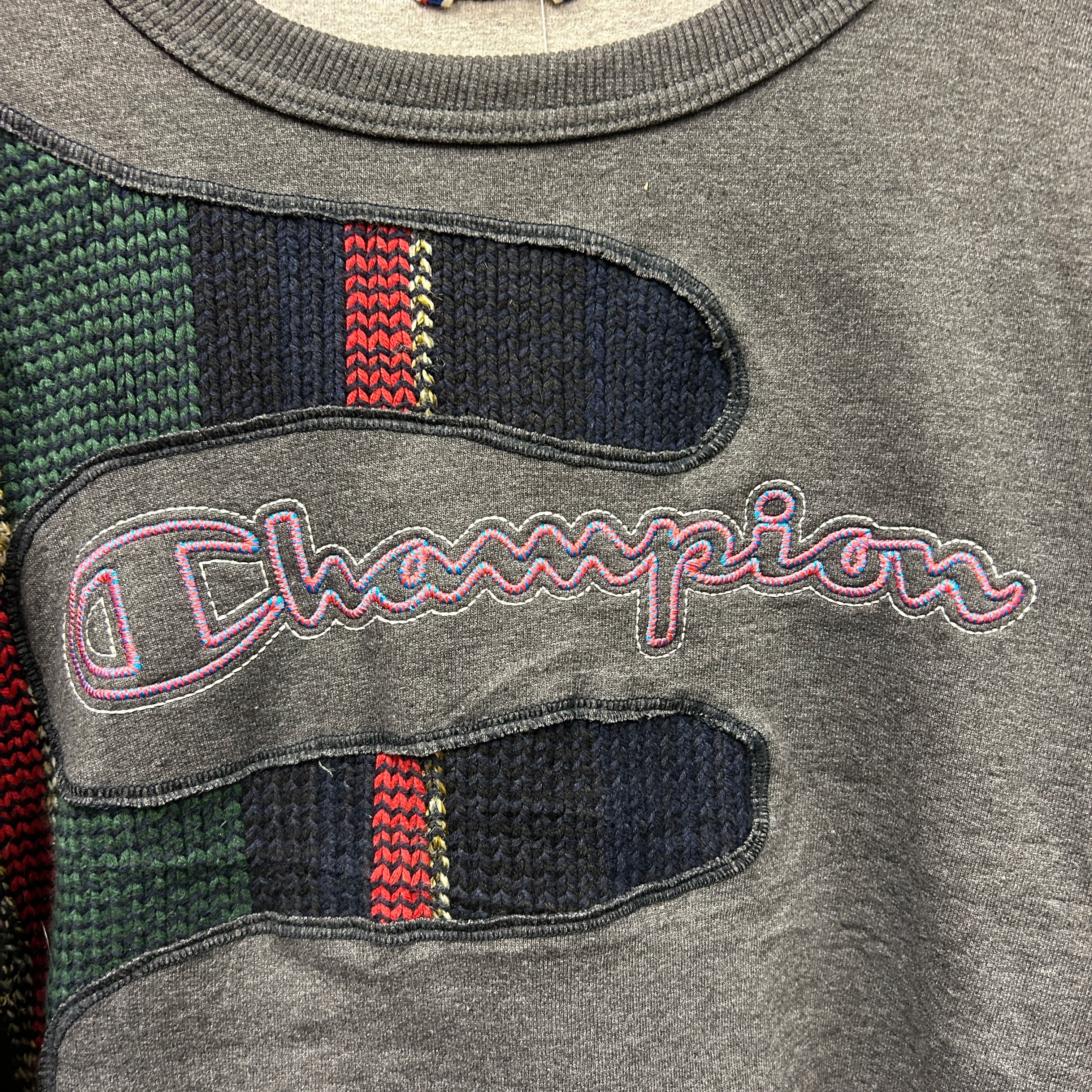 <p>Champion Patterned Rework Sweatshirt</p>