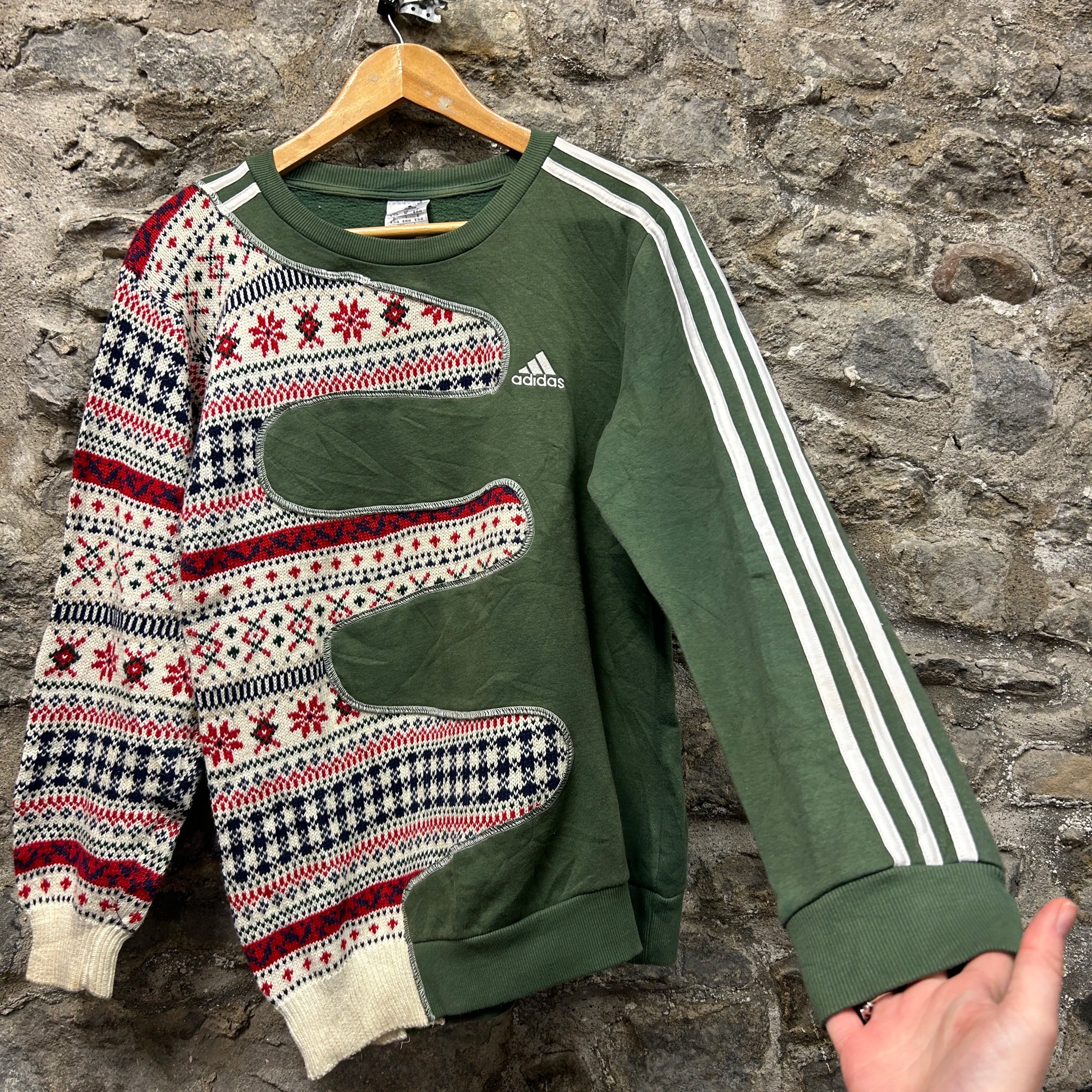 <p>Adidas Patterned Rework Sweatshirt</p>