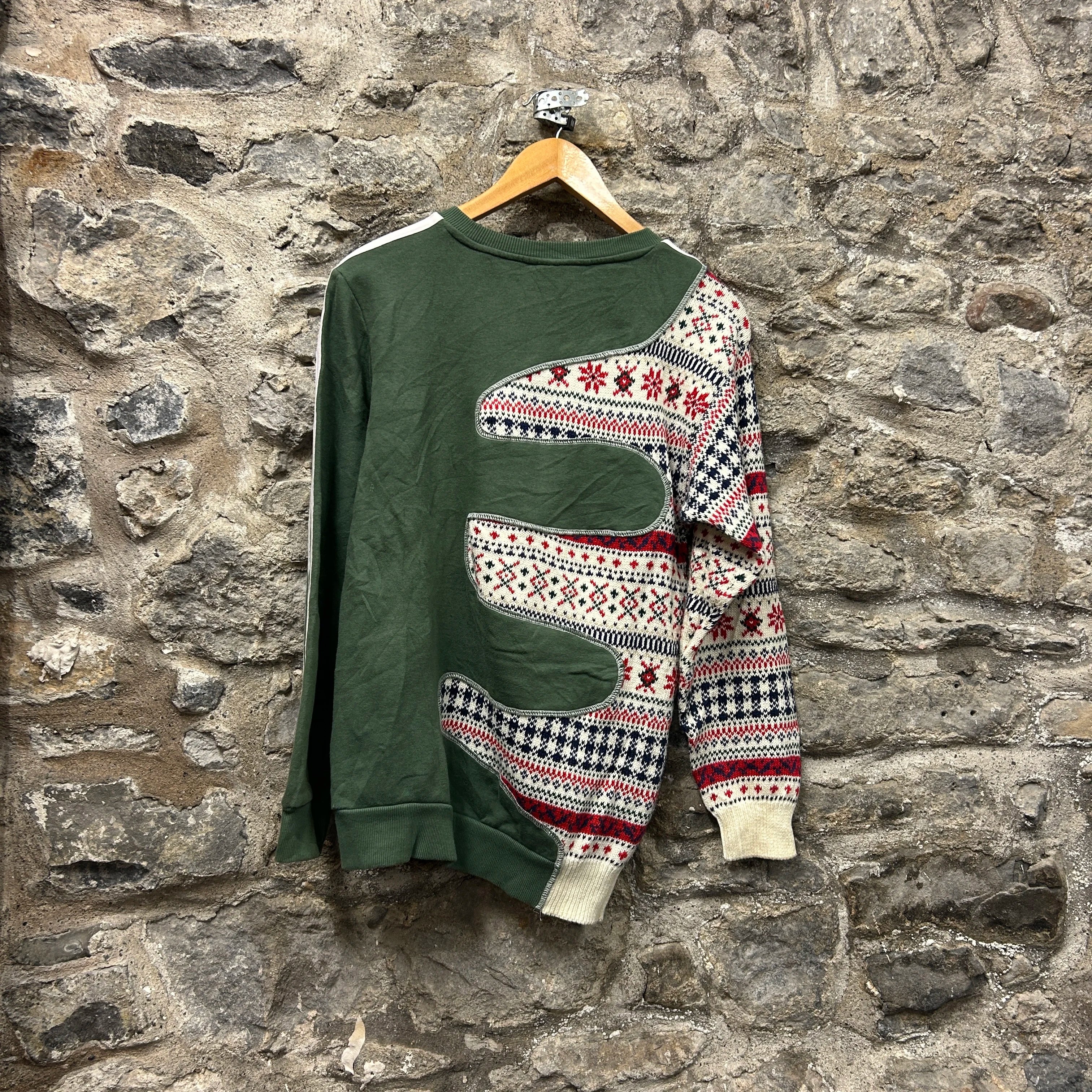 <p>Adidas Patterned Rework Sweatshirt</p>