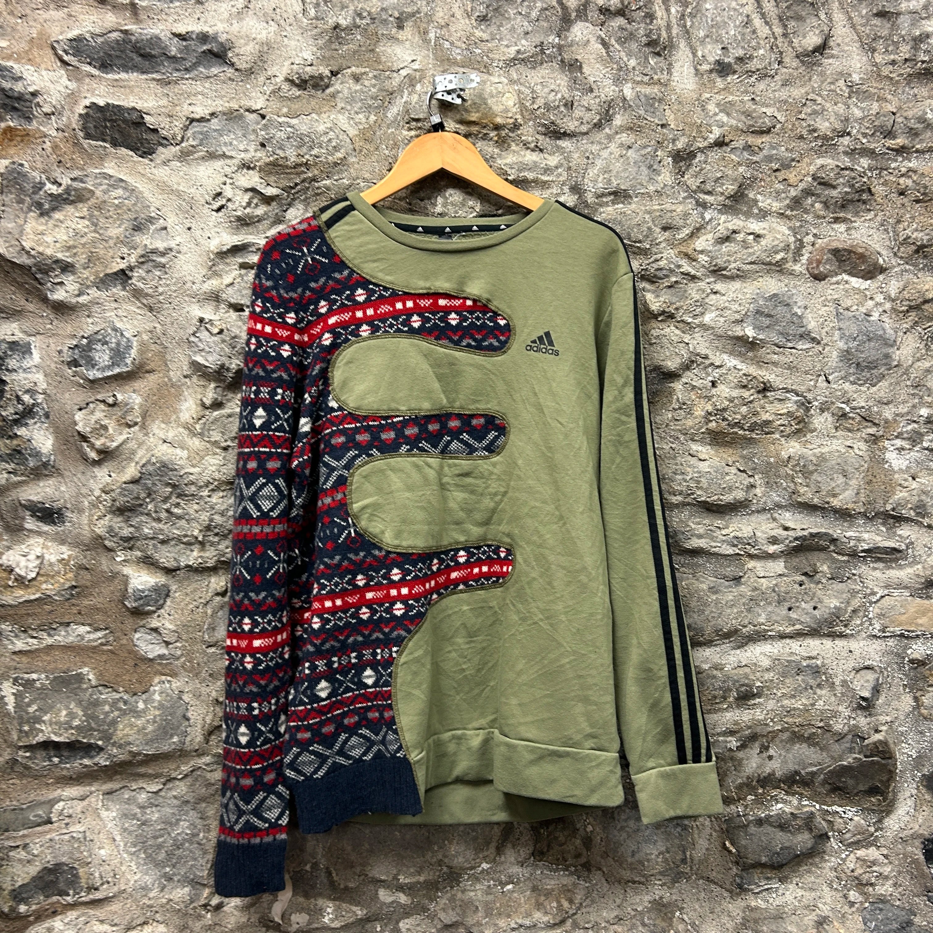 <p>Adidas Patterned Rework Sweatshirt</p>