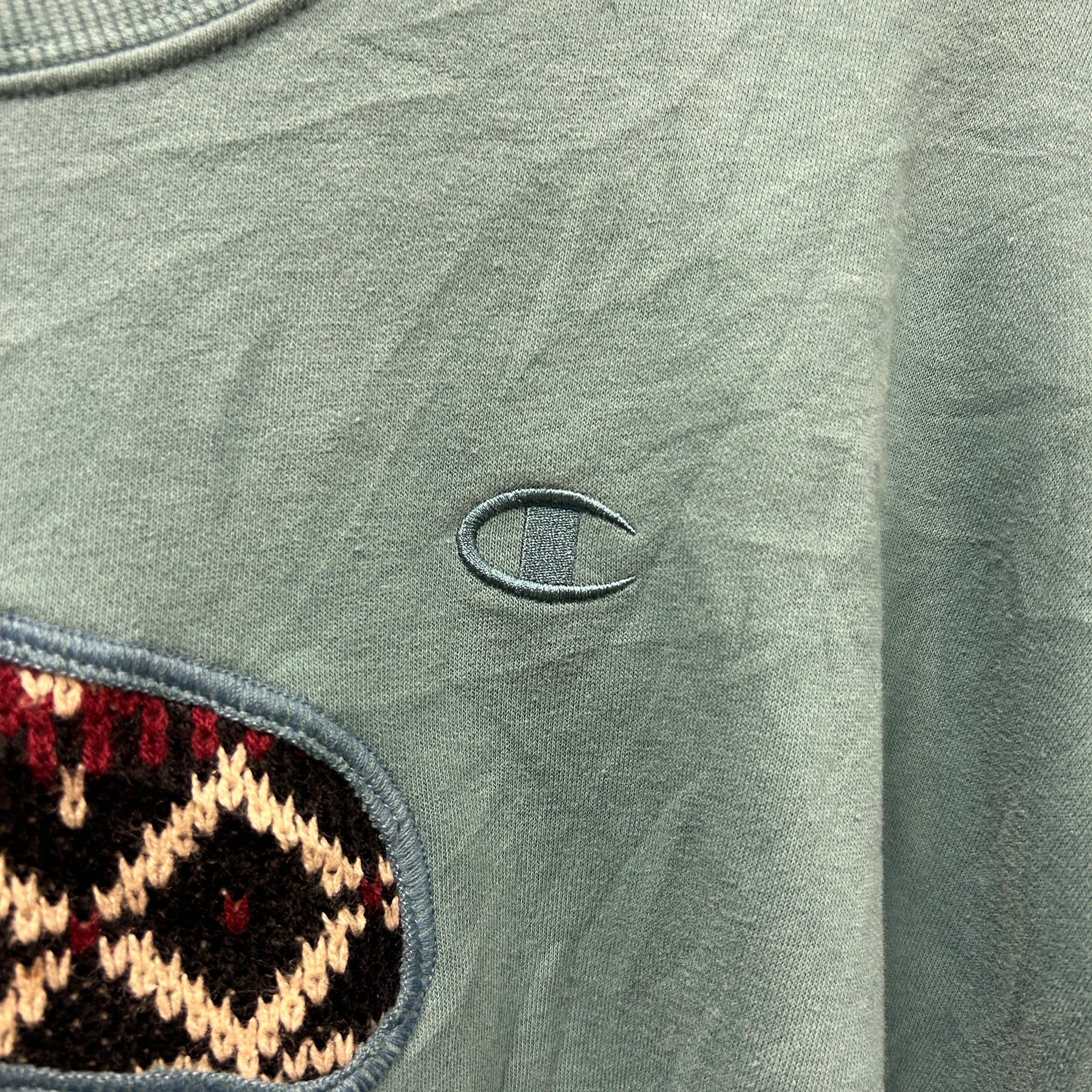 <p>Champion Patterned Rework Sweatshirt</p>