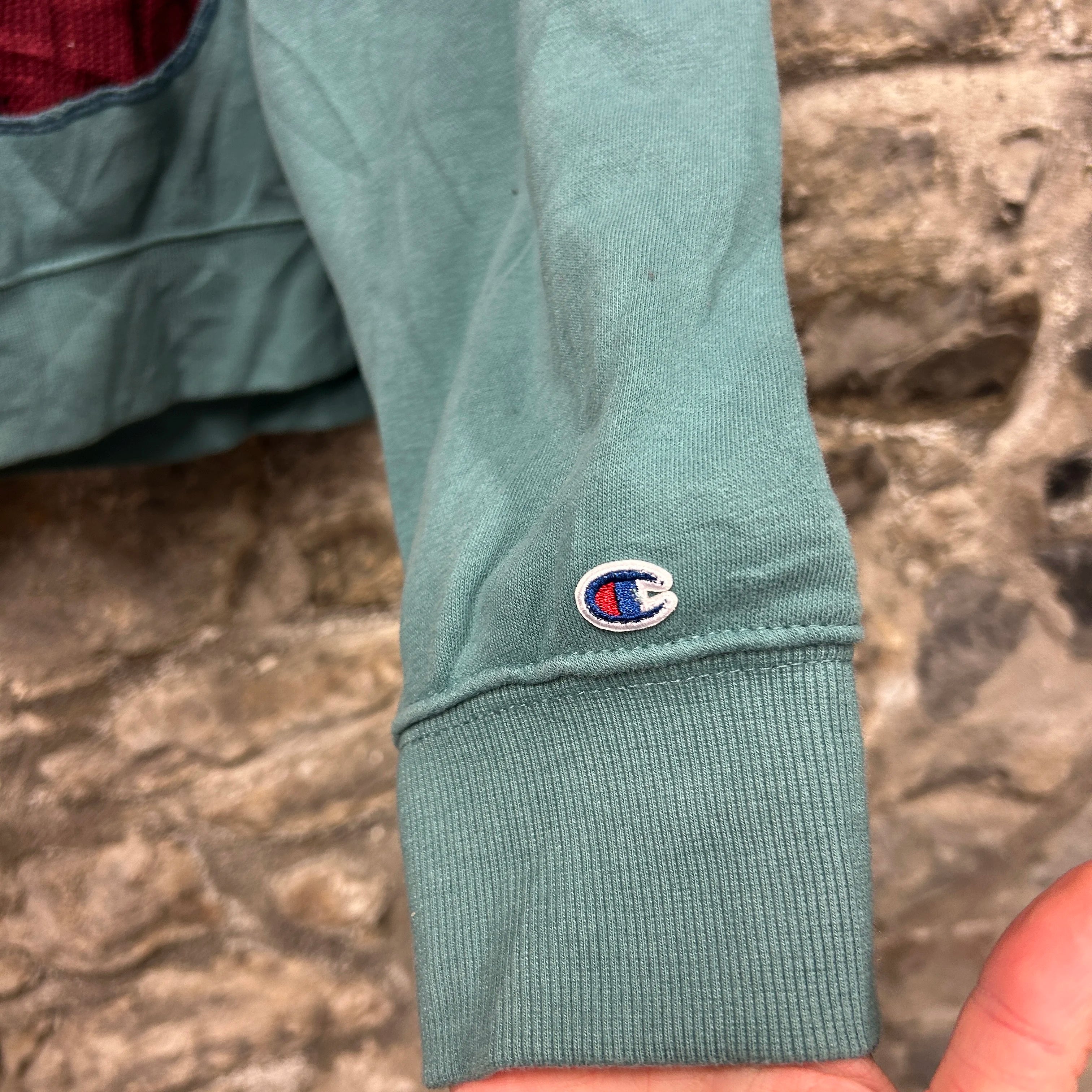 <p>Champion Patterned Rework Sweatshirt</p>