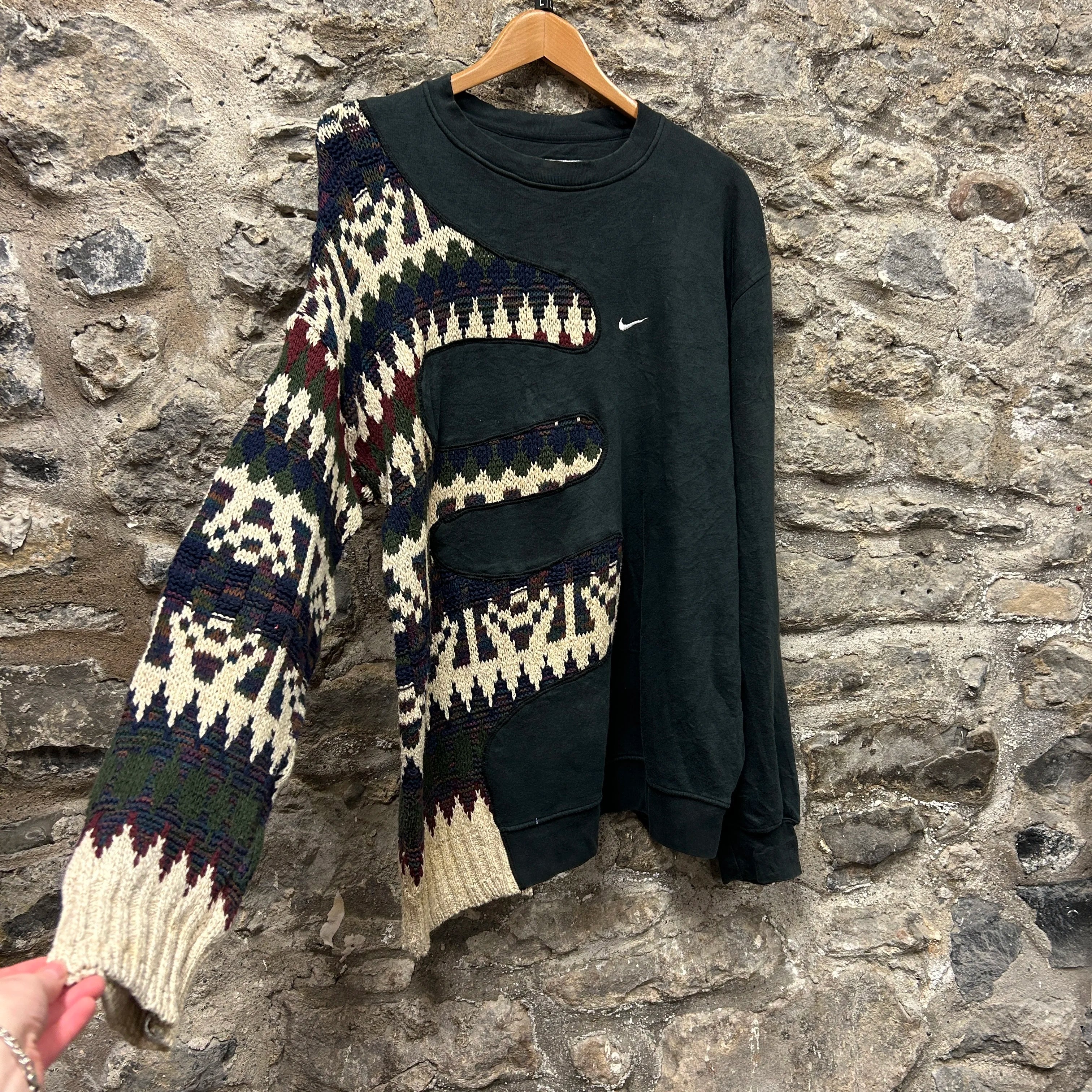 <p>Nike Patterned Rework Sweatshirt</p>