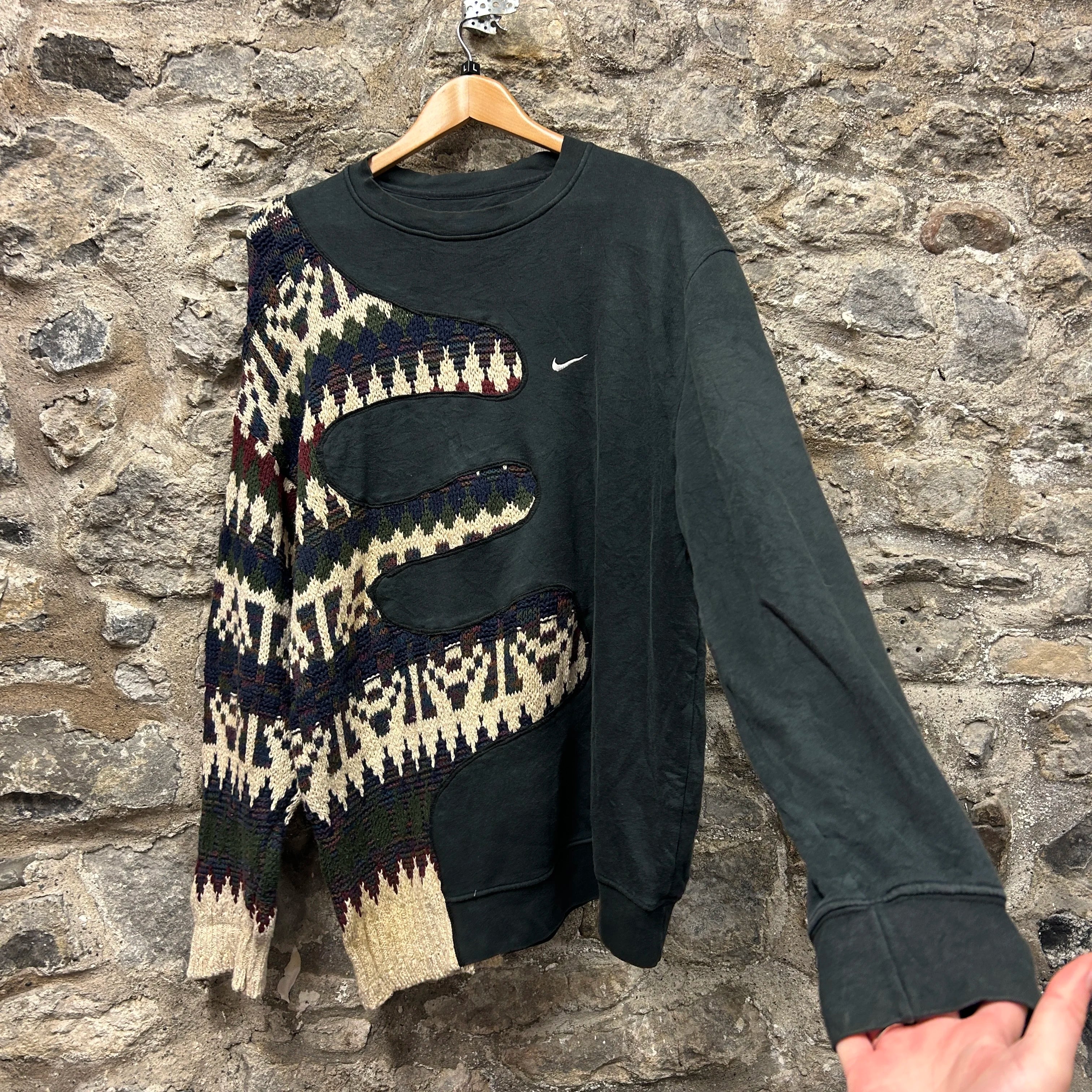 <p>Nike Patterned Rework Sweatshirt</p>