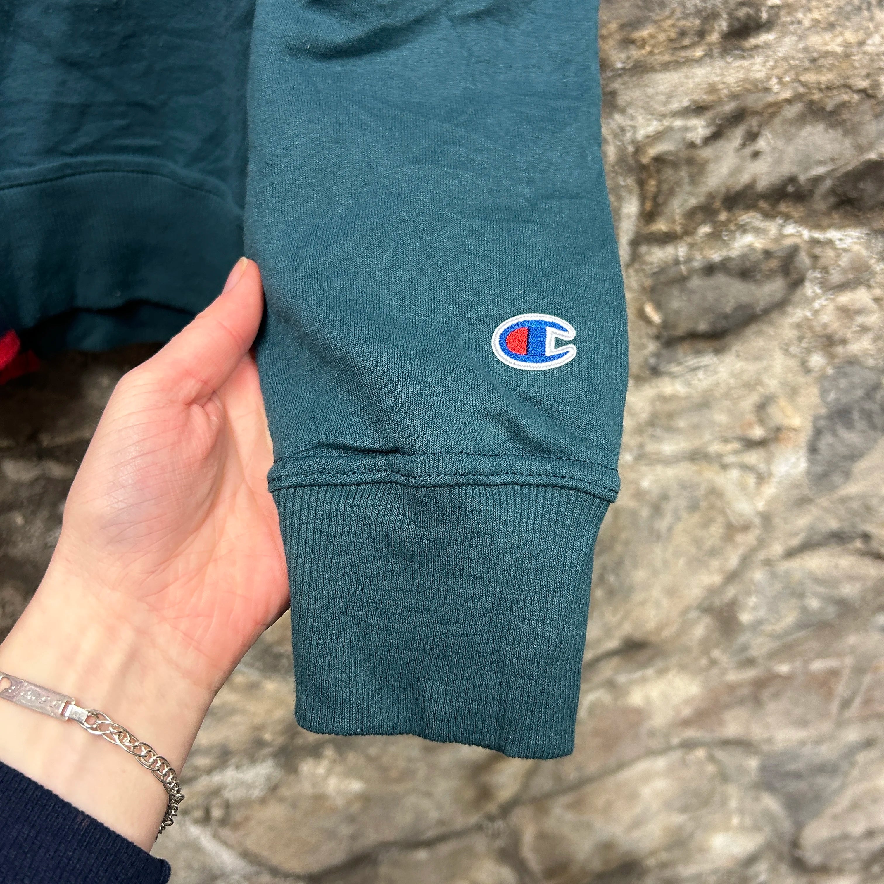 <p>Champion Patterned Rework Sweatshirt</p>