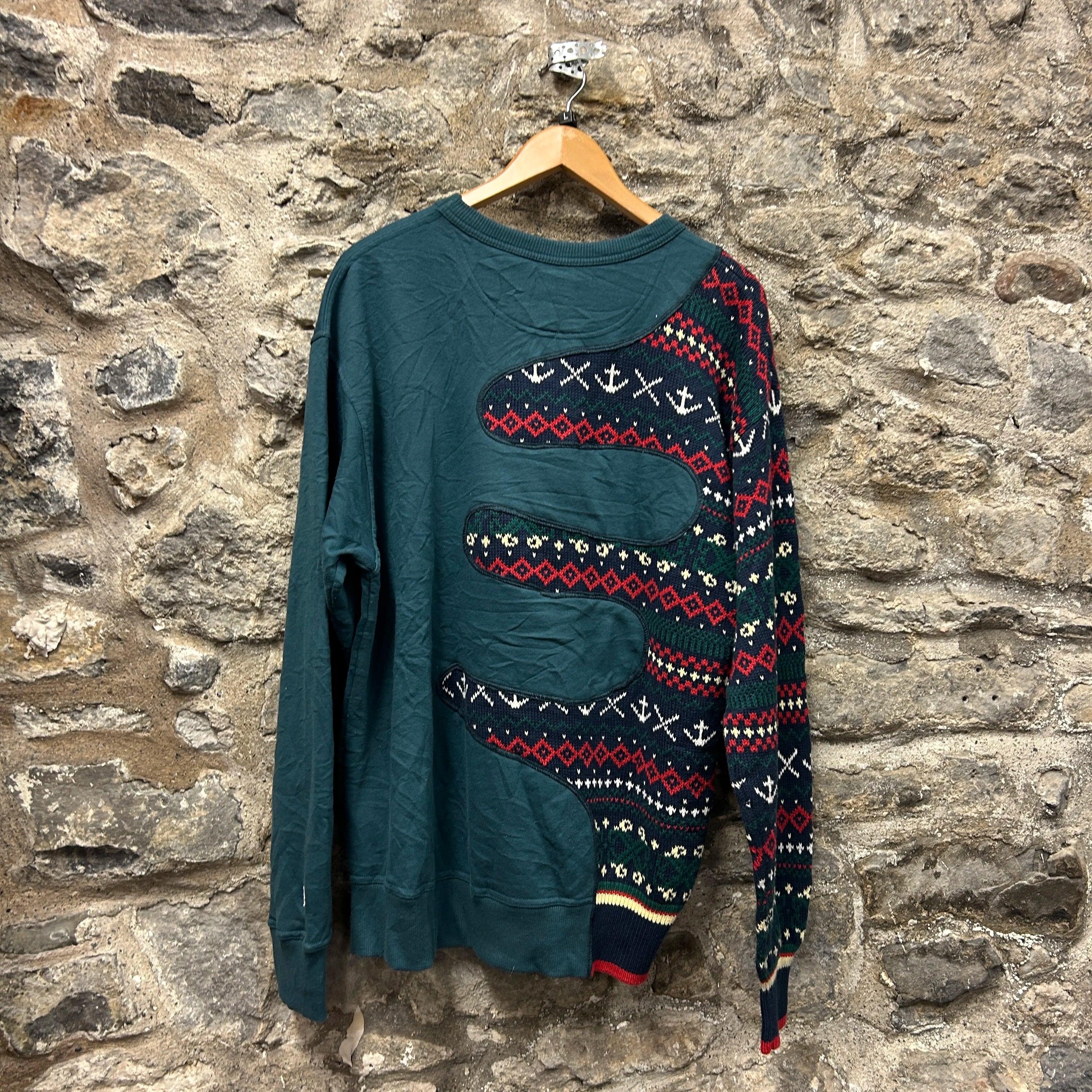 <p>Champion Patterned Rework Sweatshirt</p>