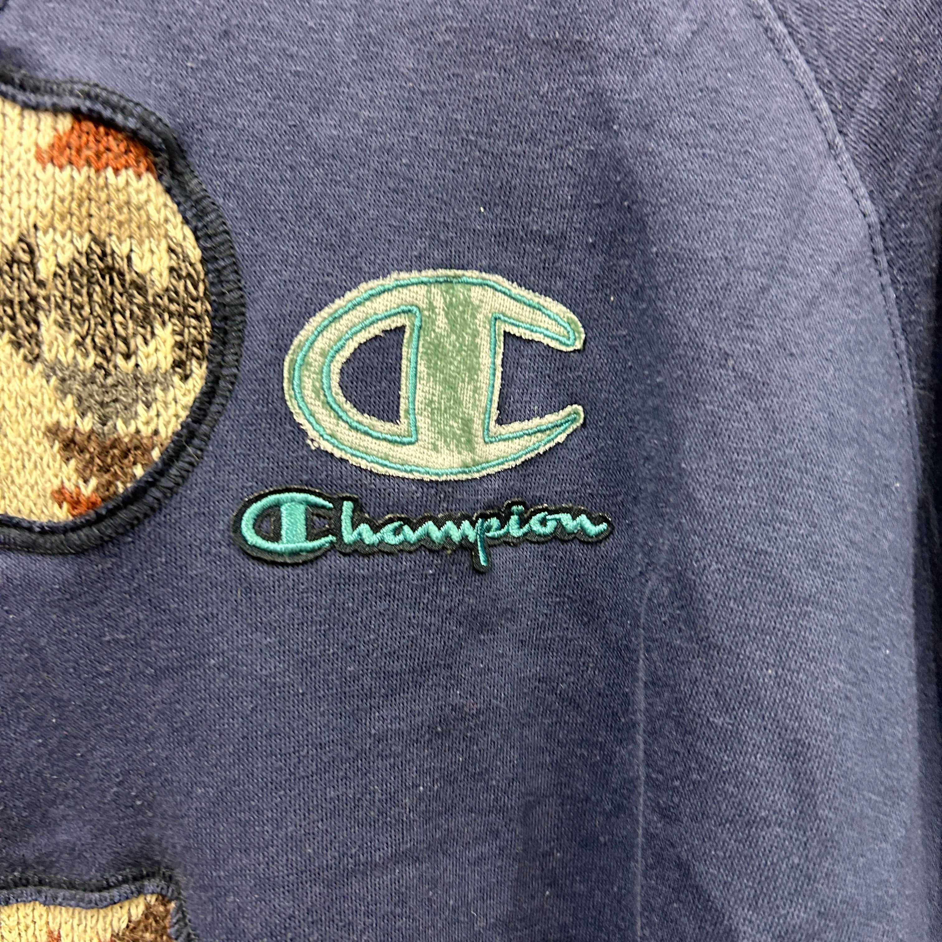 <p>Champion Patterned Rework Sweatshirt</p>