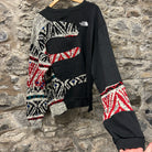 <p>The North Face Patterned Rework Sweatshirt</p>