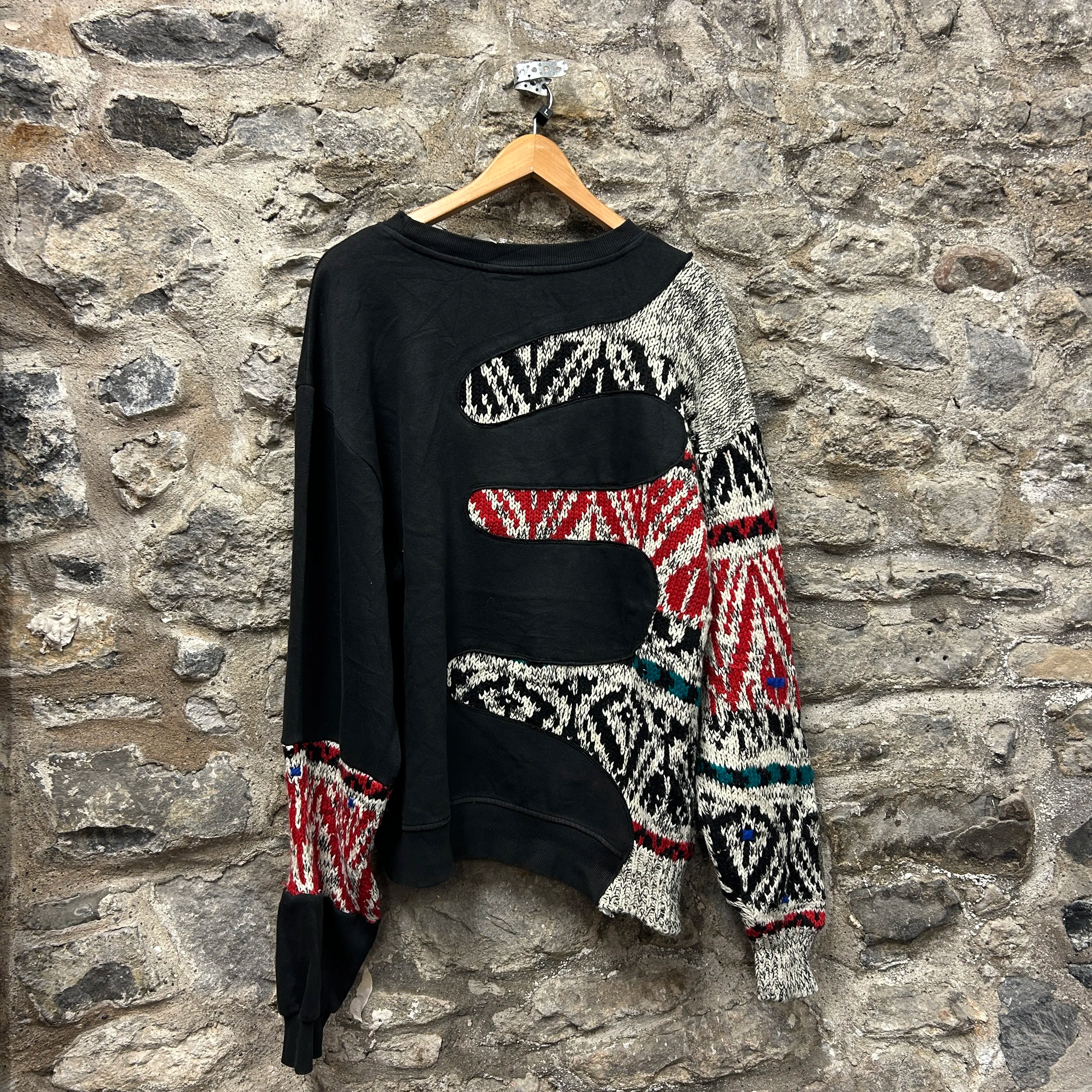 <p>The North Face Patterned Rework Sweatshirt</p>
