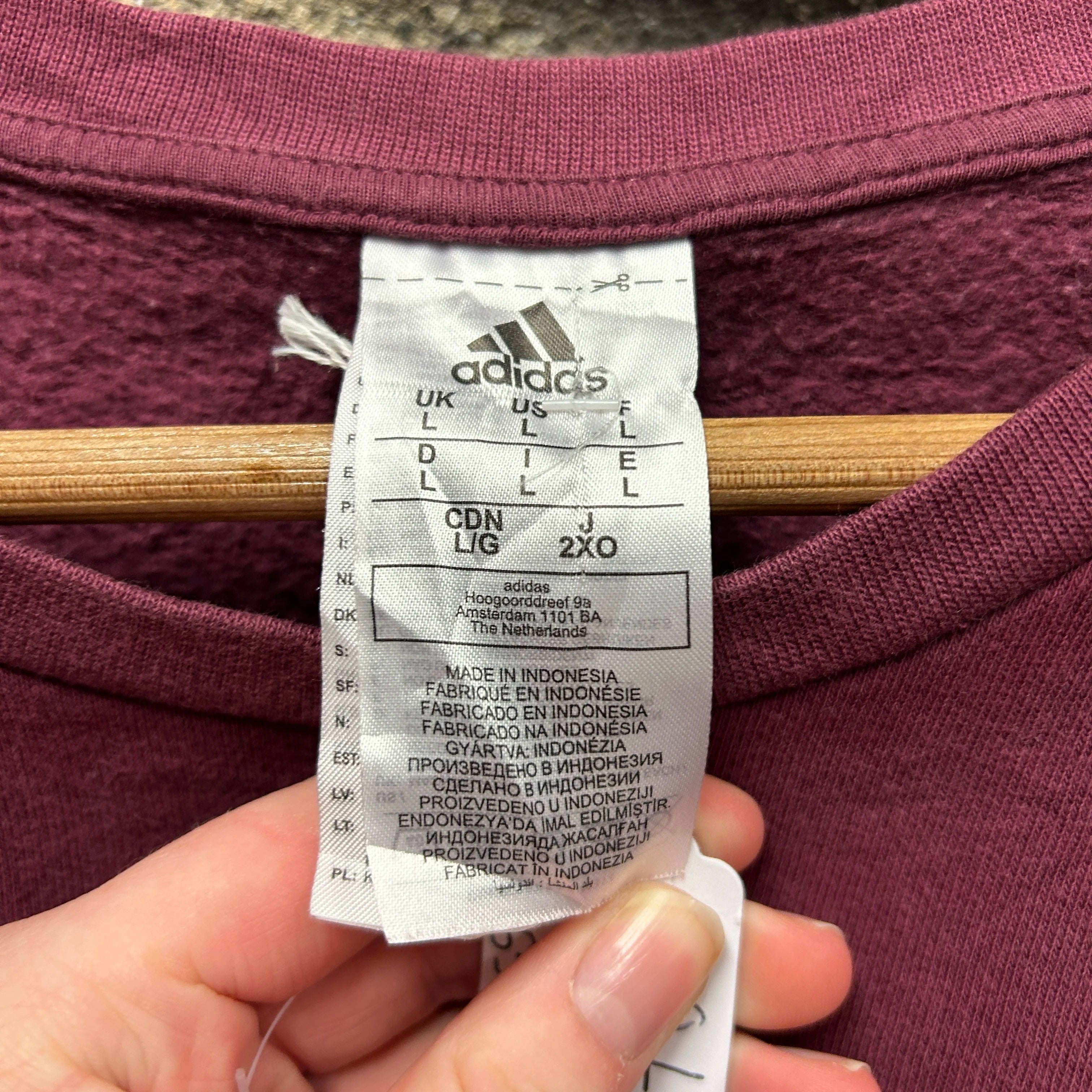 <p>Adidas Patterned Rework Sweatshirt</p>