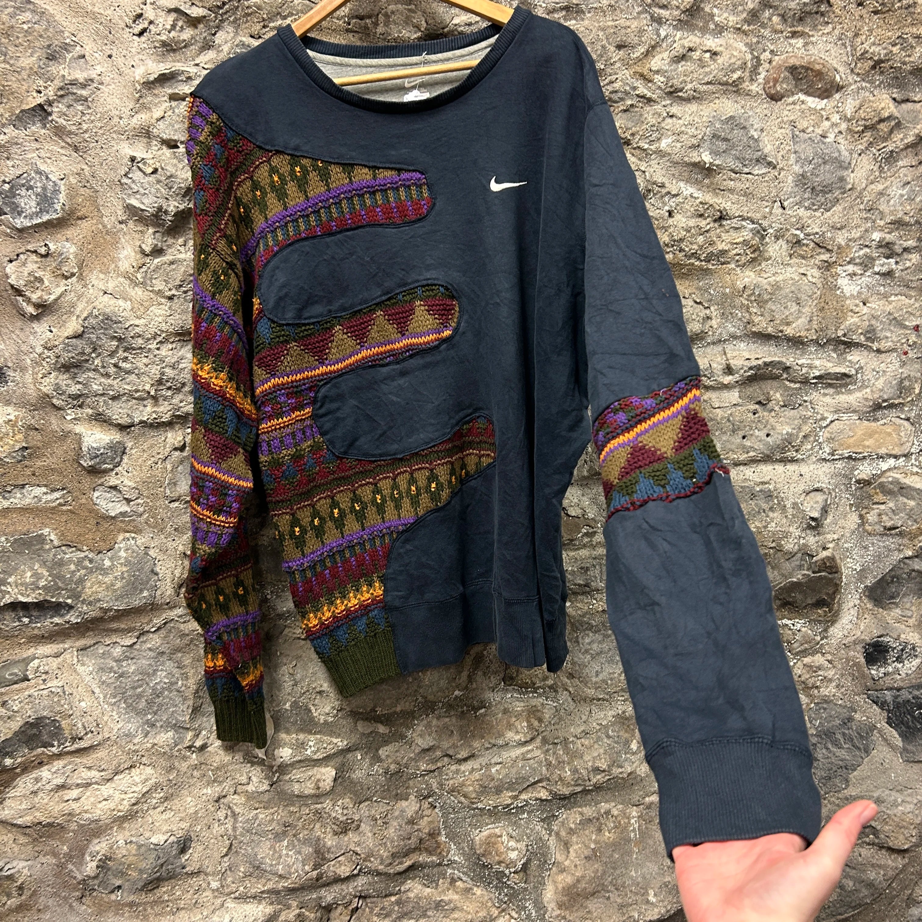 <p>Nike Patterned Rework Sweatshirt</p>