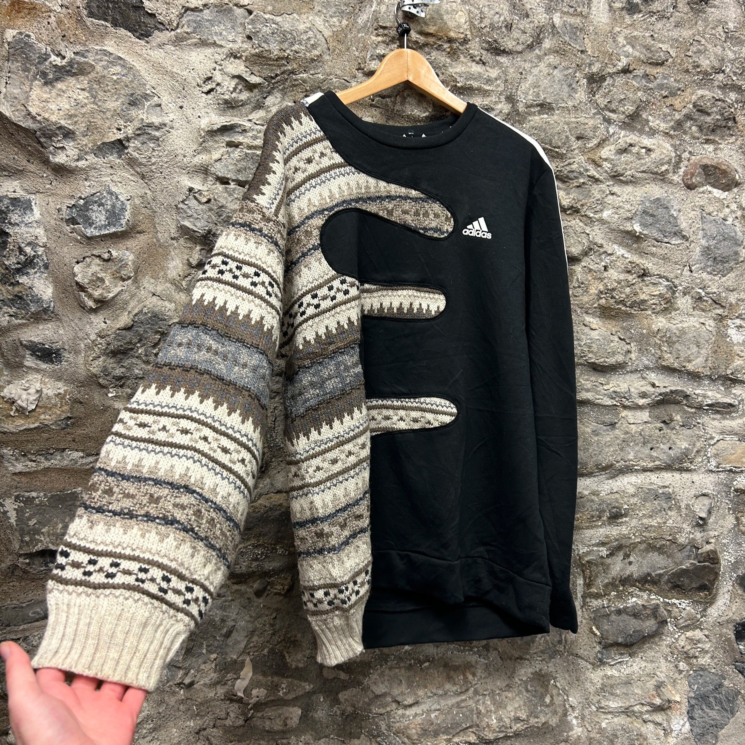 <p>Adidas Patterned Rework Sweatshirt</p>