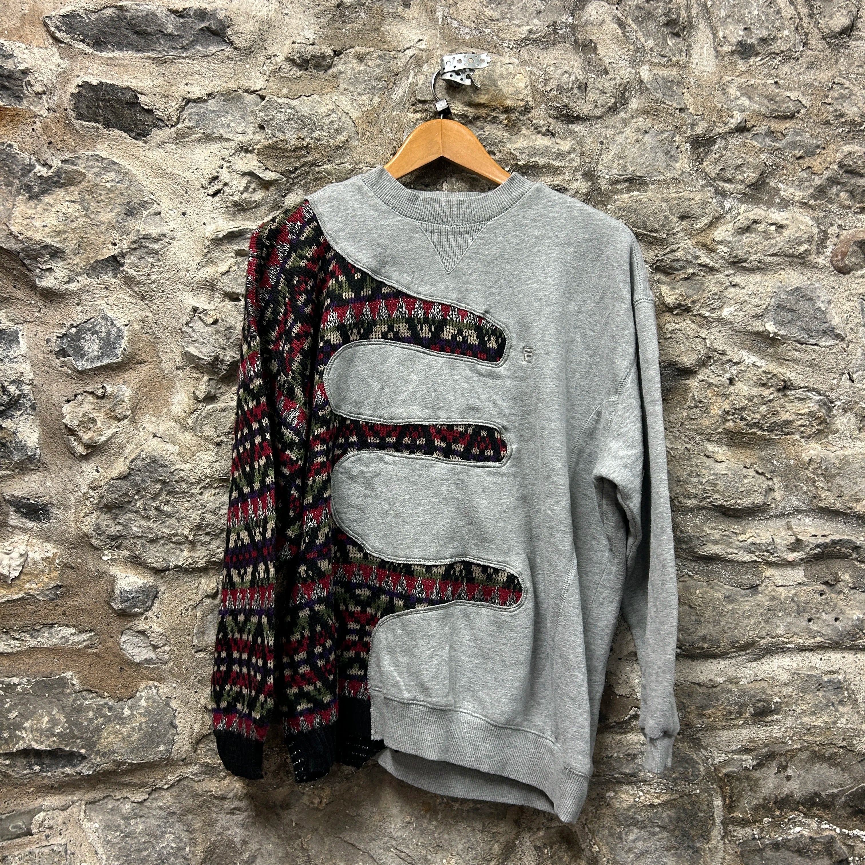 <p>Fila Patterned Rework Sweatshirt</p>