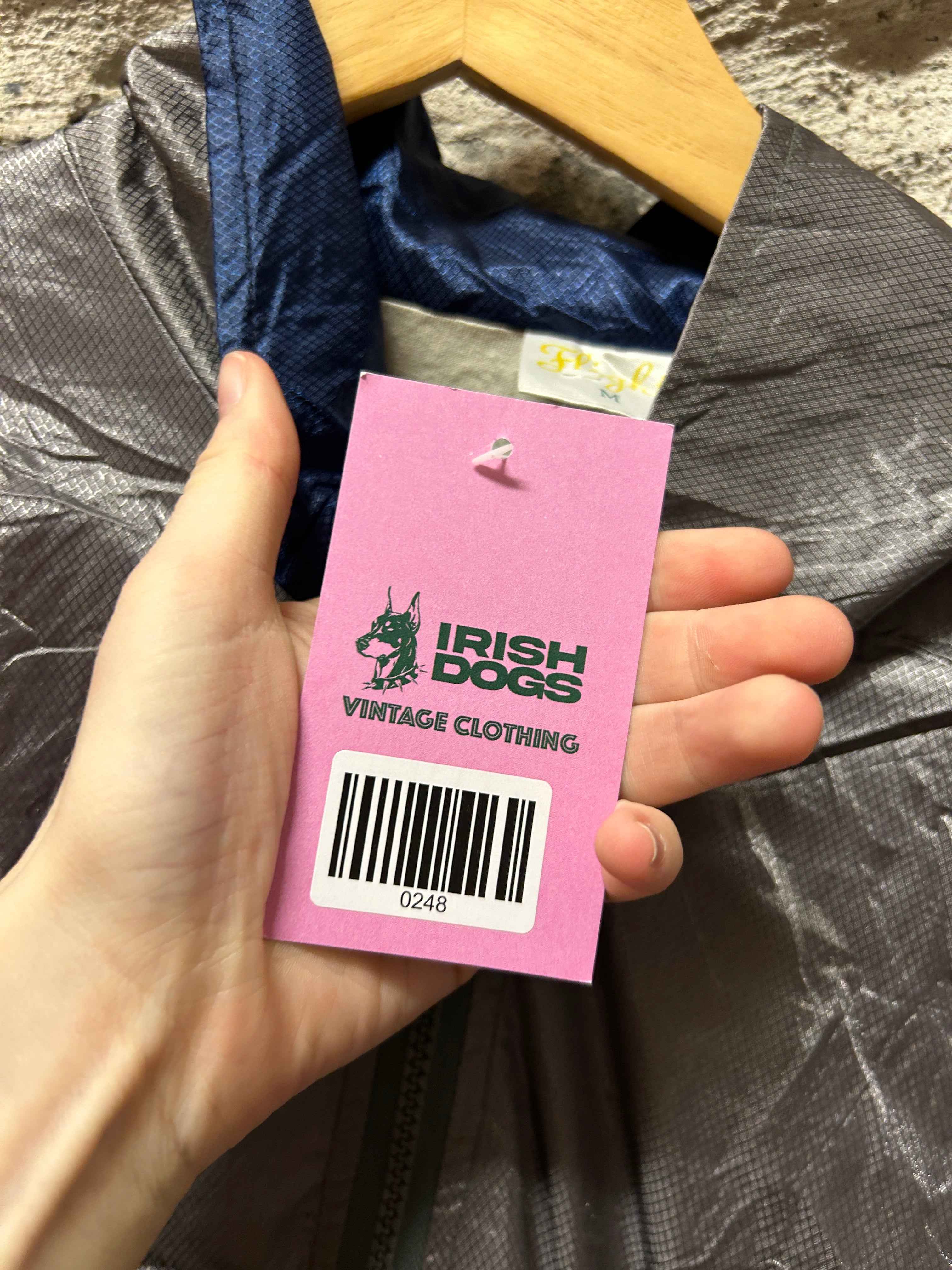 Vintage Irish Dogs Windbreaker Jacket