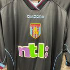 Aston Villa Ginola 2000-2001 Diadora Football Shirt