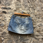 Vintage Oasis Jeans Mini Skirt