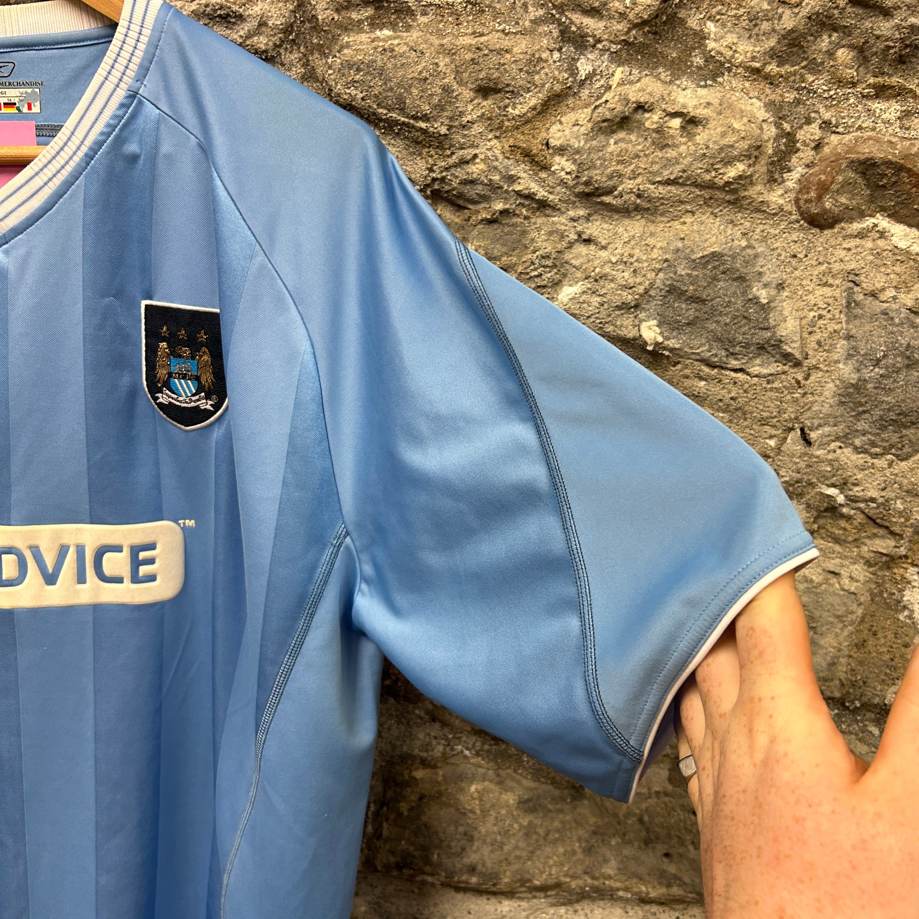 Manchester City 2003/2004 Reebok Football Shirt