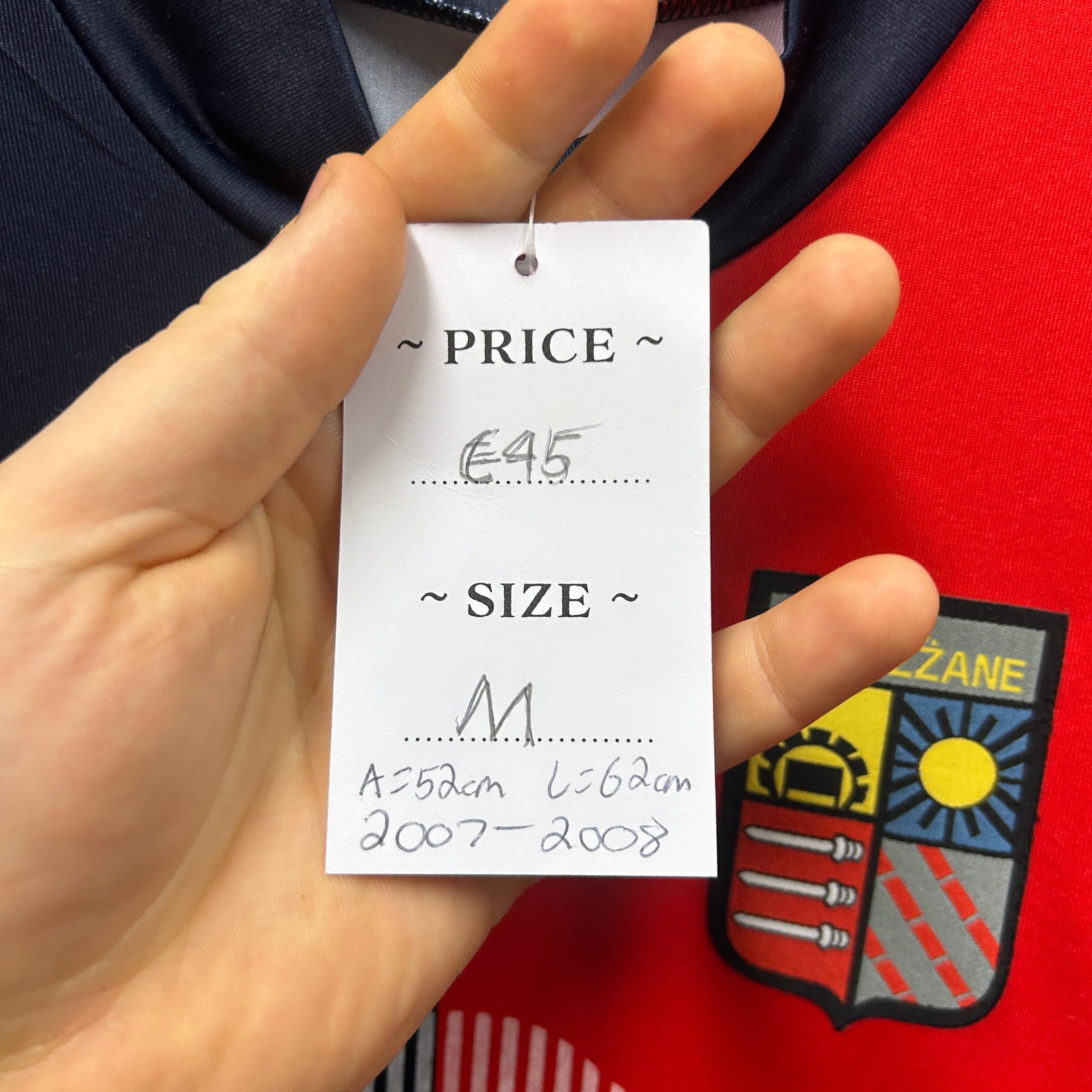 AC Lummezane 2007/2008 Diadora Football Shirt