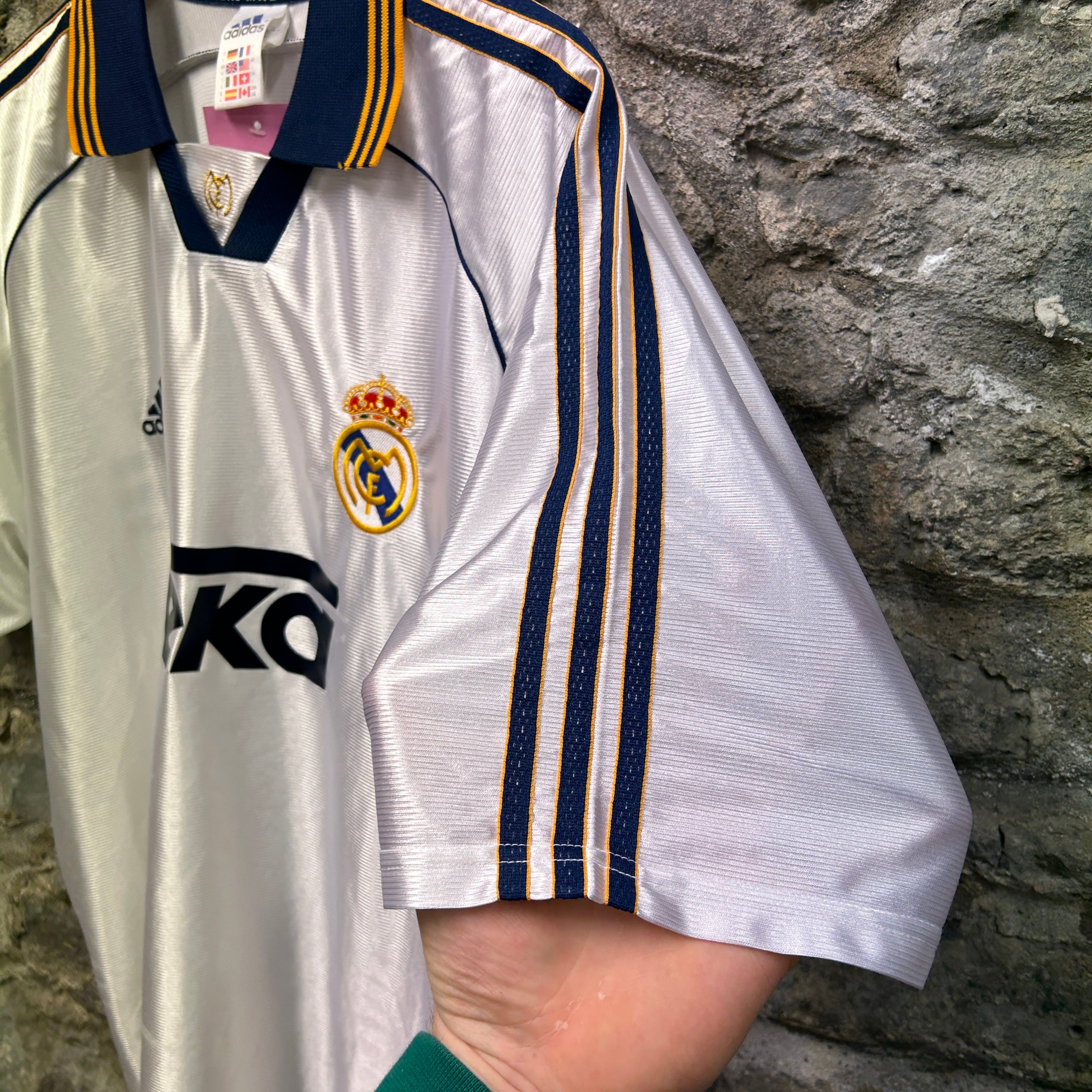 Vintage Real Madrid 1998/2000 Adidas Football Shirt