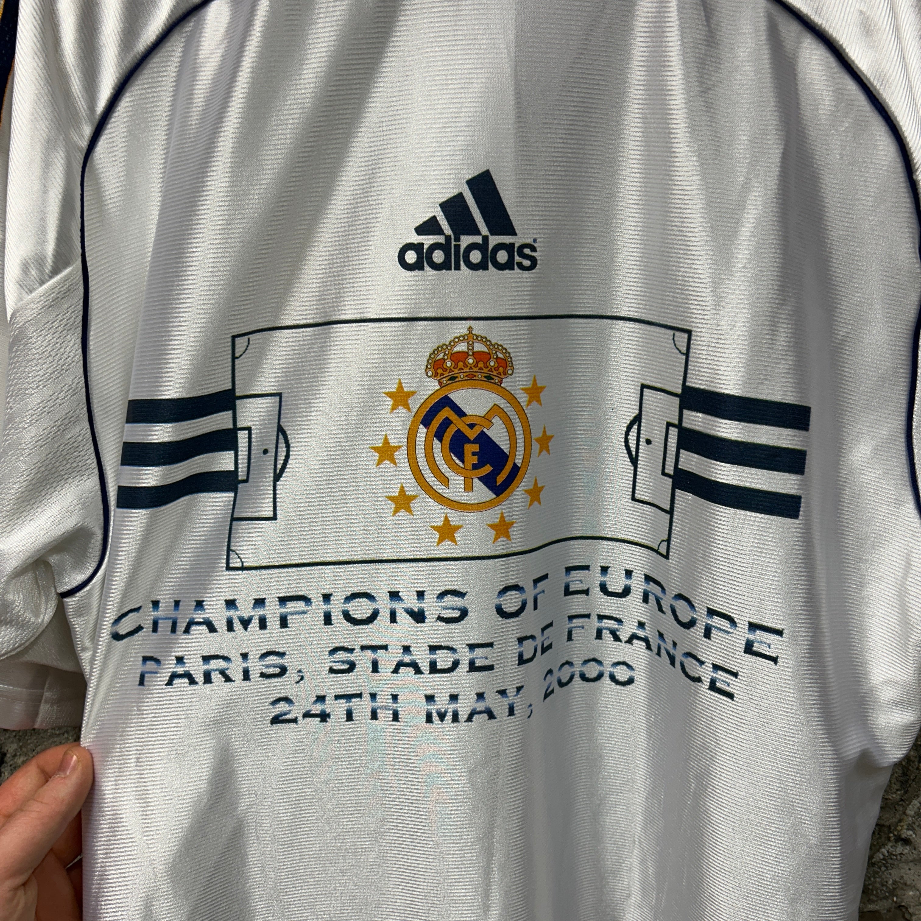 Vintage Real Madrid 1998/2000 Adidas Football Shirt