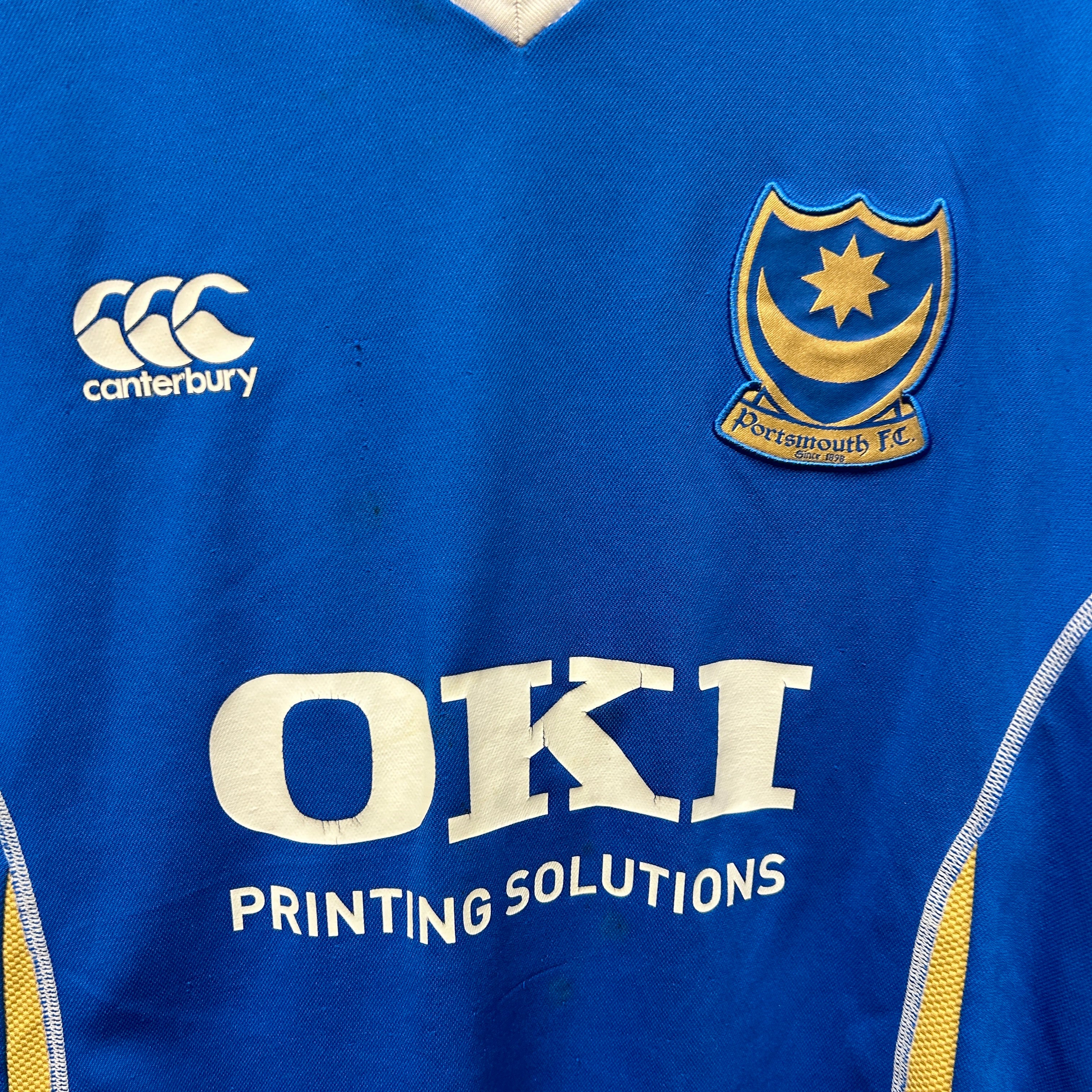 Portsmouth 2007/2008 Canterbury Football Shirt