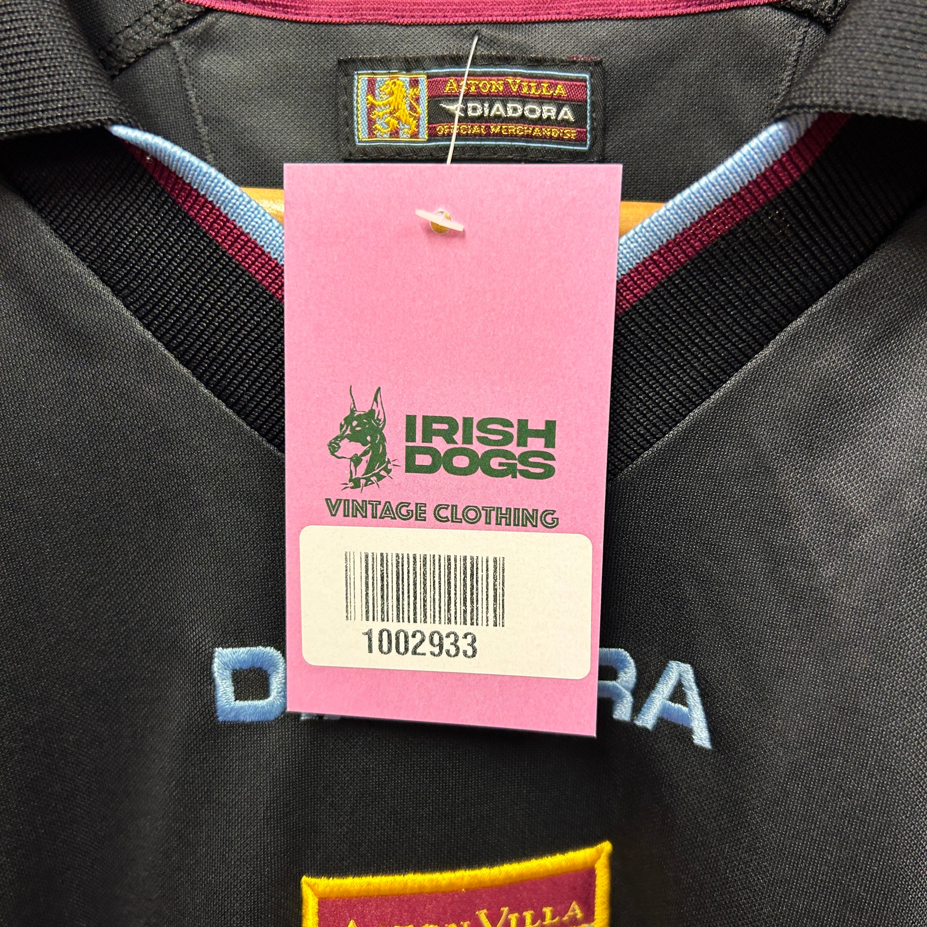 Aston Villa Ginola 2000-2001 Diadora Football Shirt