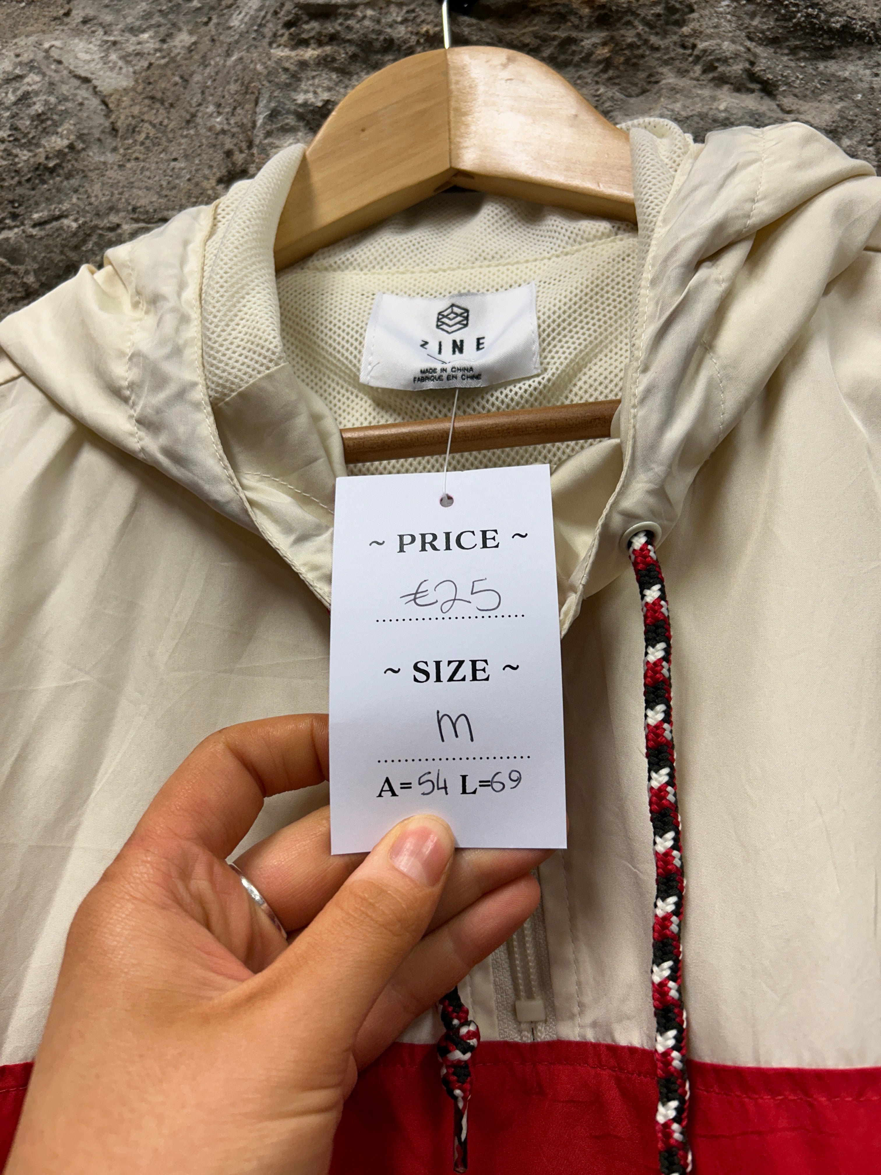 Vintage Zine Windbreaker Jacket