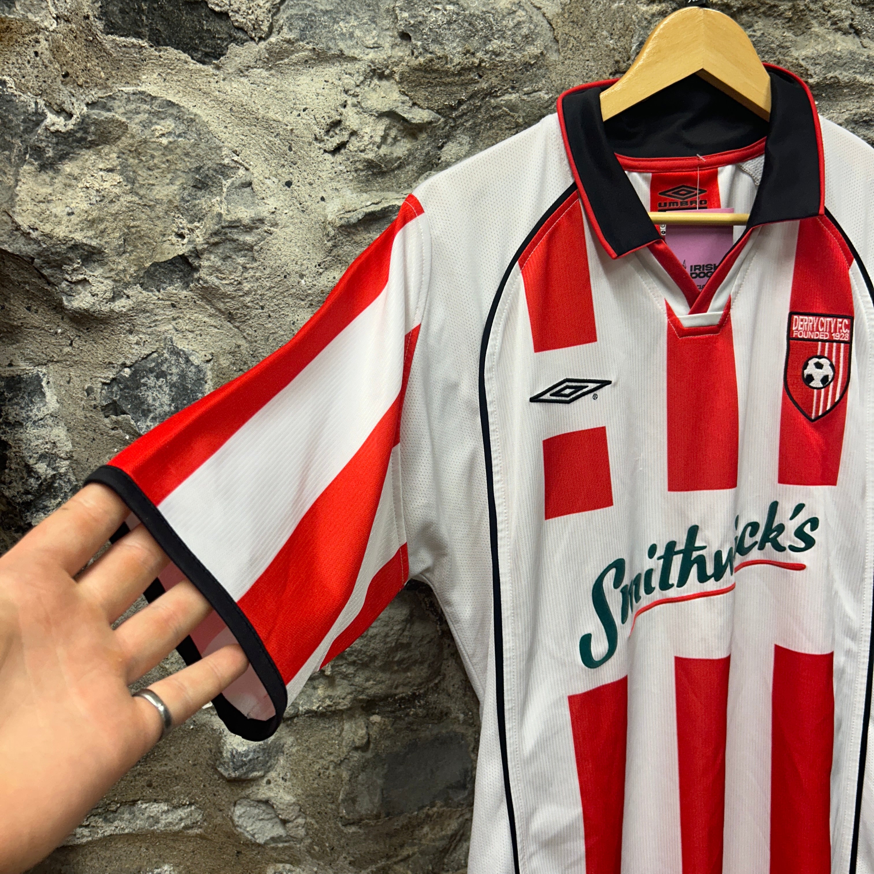 Derry City Fc 2004-2005 Umbro Football Shirt