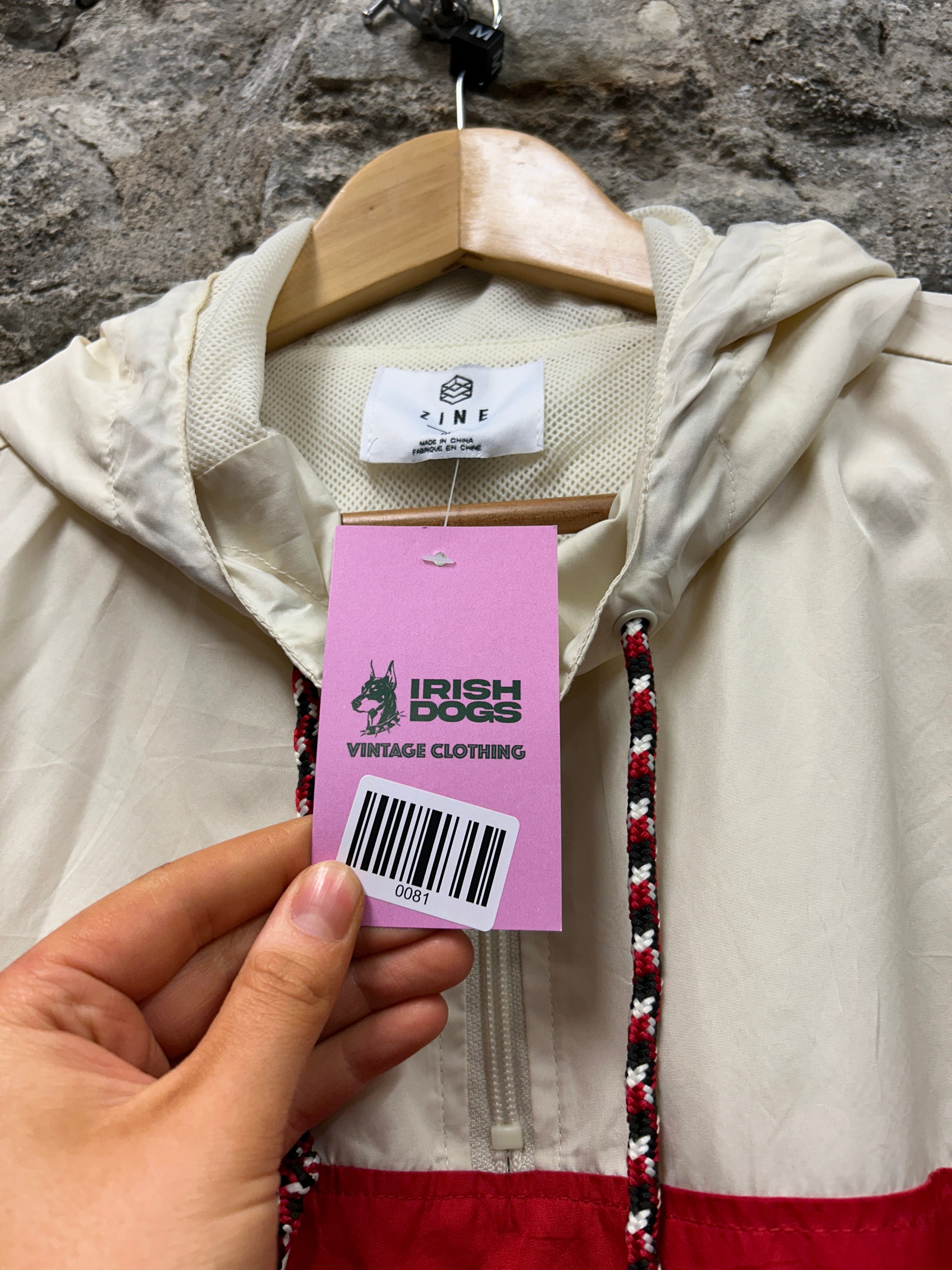Vintage Zine Windbreaker Jacket