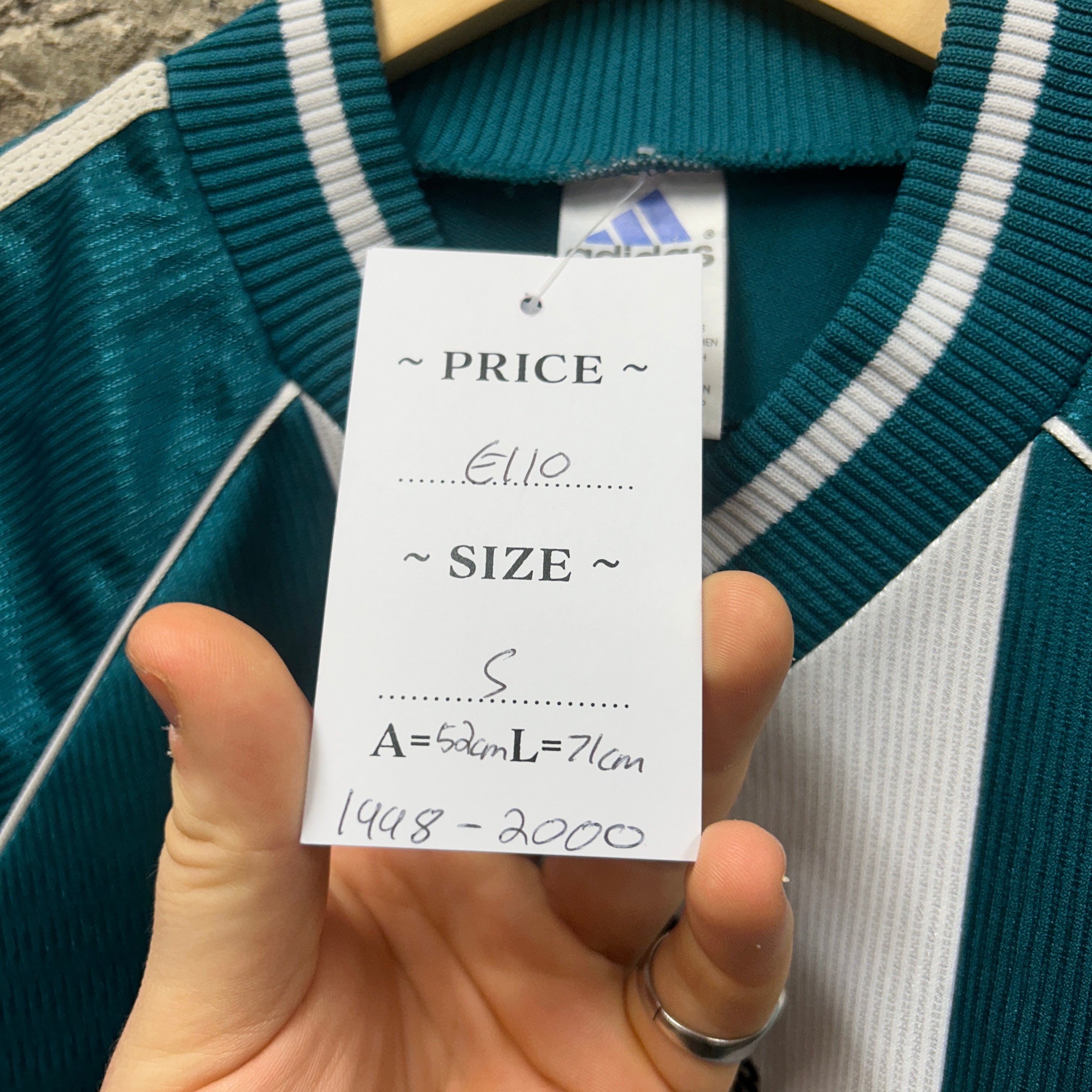 German 1998/2000 Adidas Football Shirt