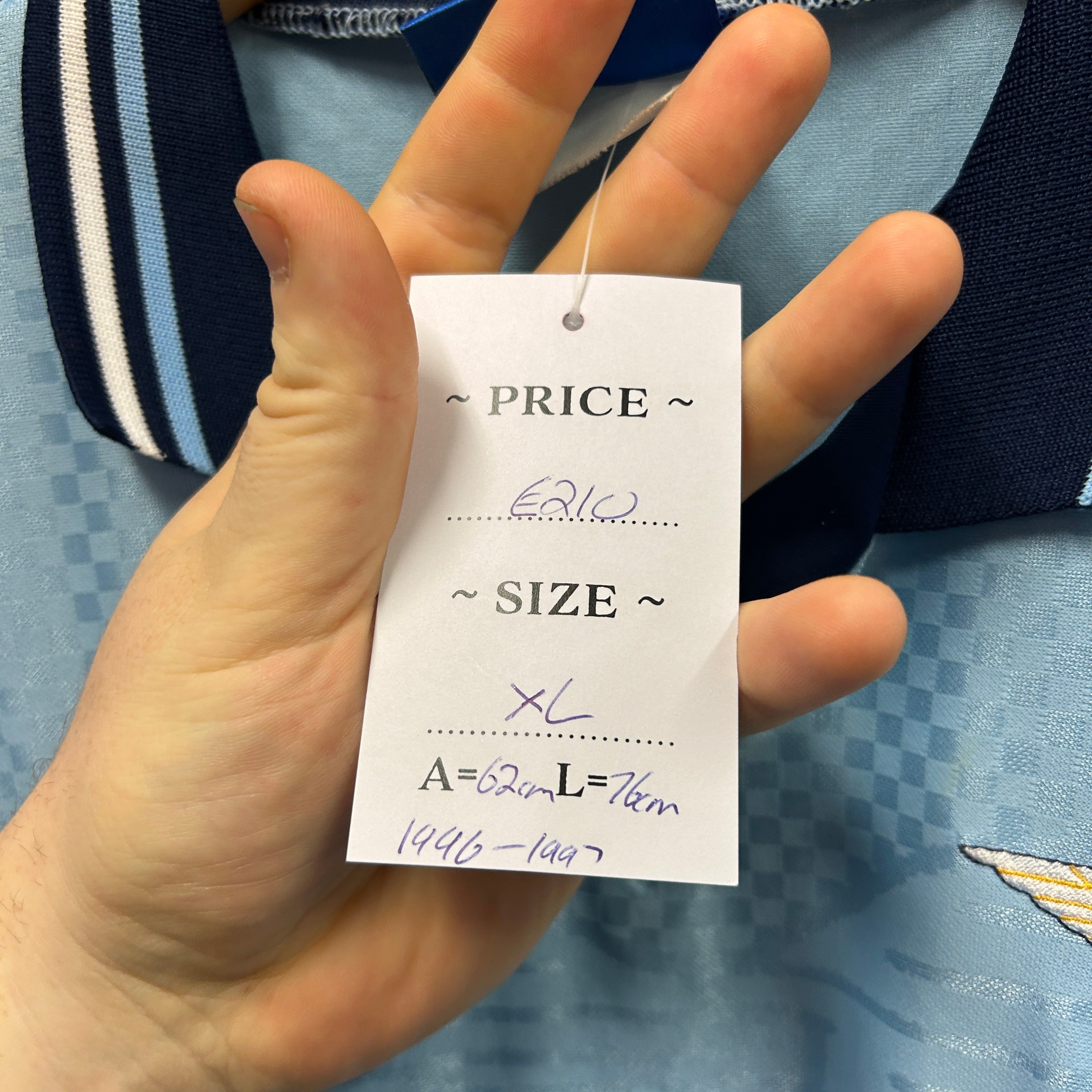 Lazio 1996/1997 Umbro Football Shirt