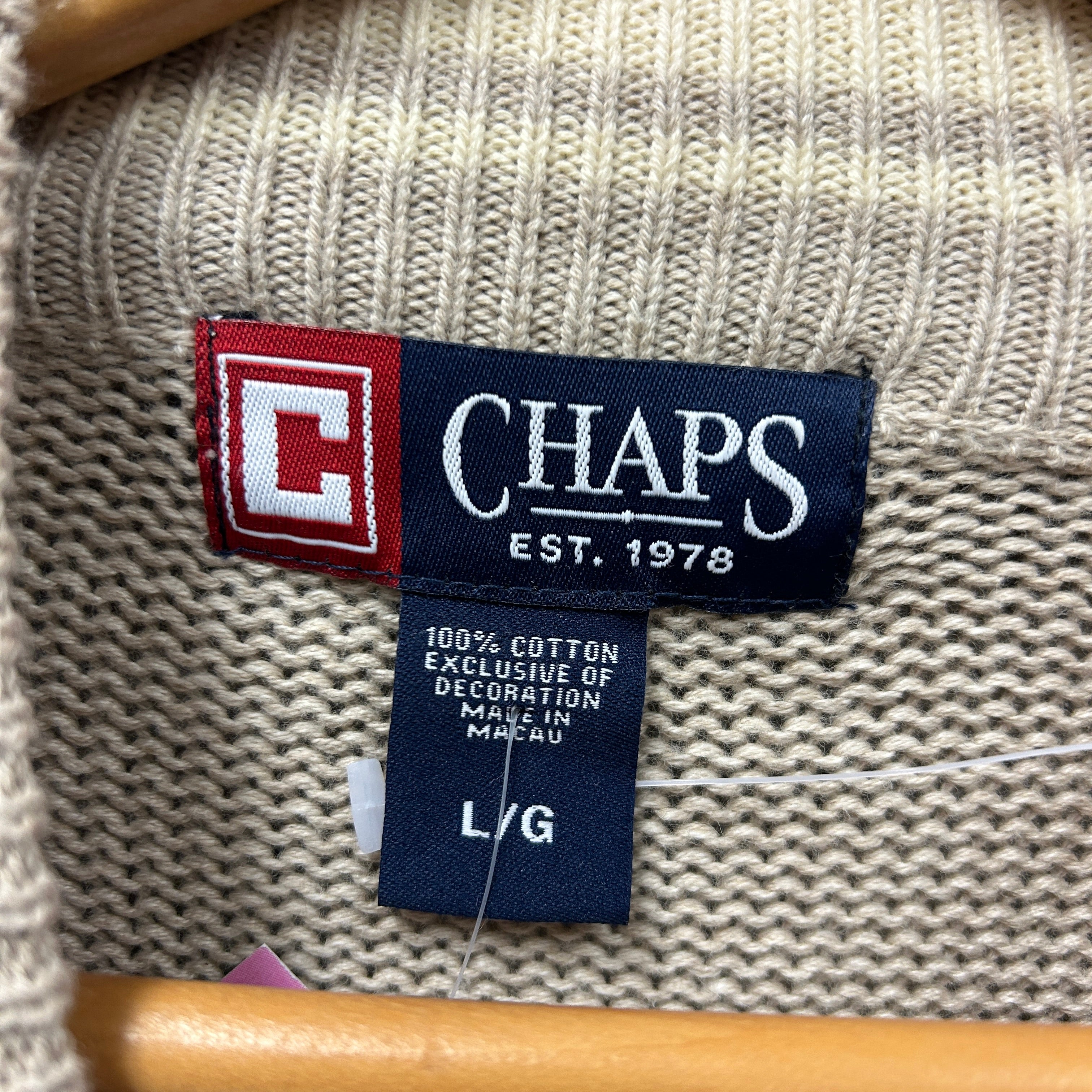 Chaps Cardigan Sweatshirt