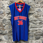 Vintage Detroit Pistons Ben Wallace Nba Basketball Jersey