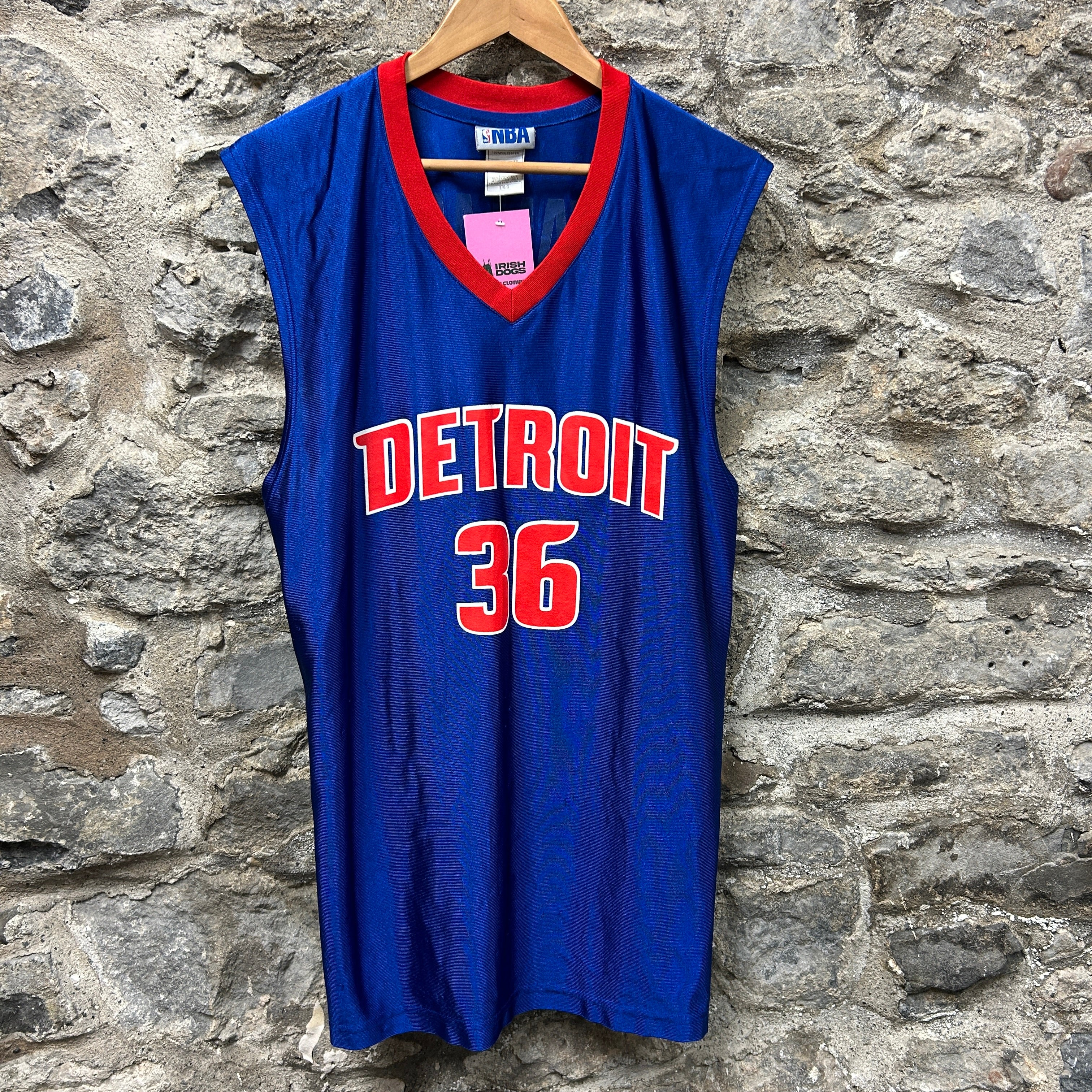 Vintage Detroit Pistons Ben Wallace Nba Basketball Jersey