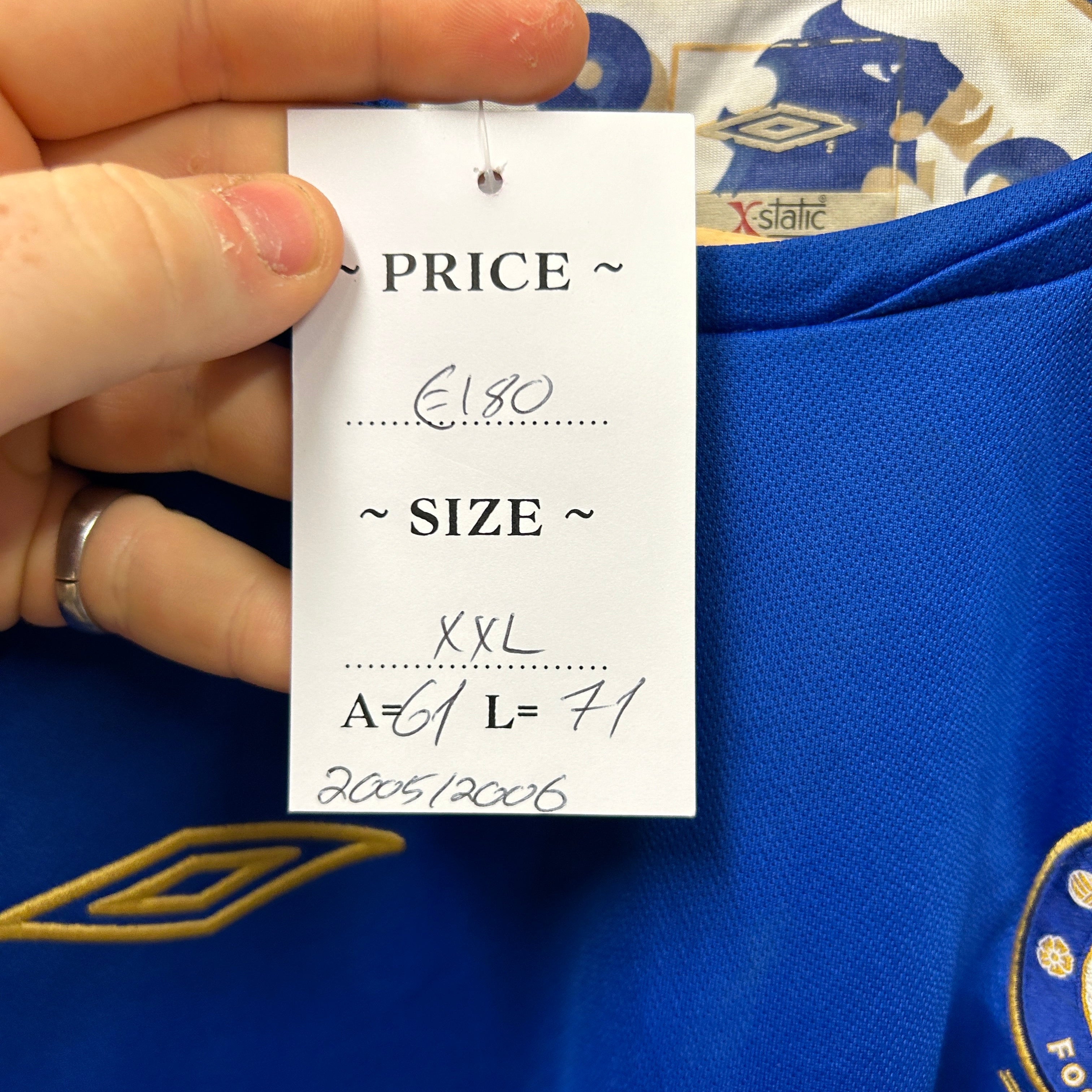 Chelsea Damien Duff 2005/2006 Umbro Football Shirt