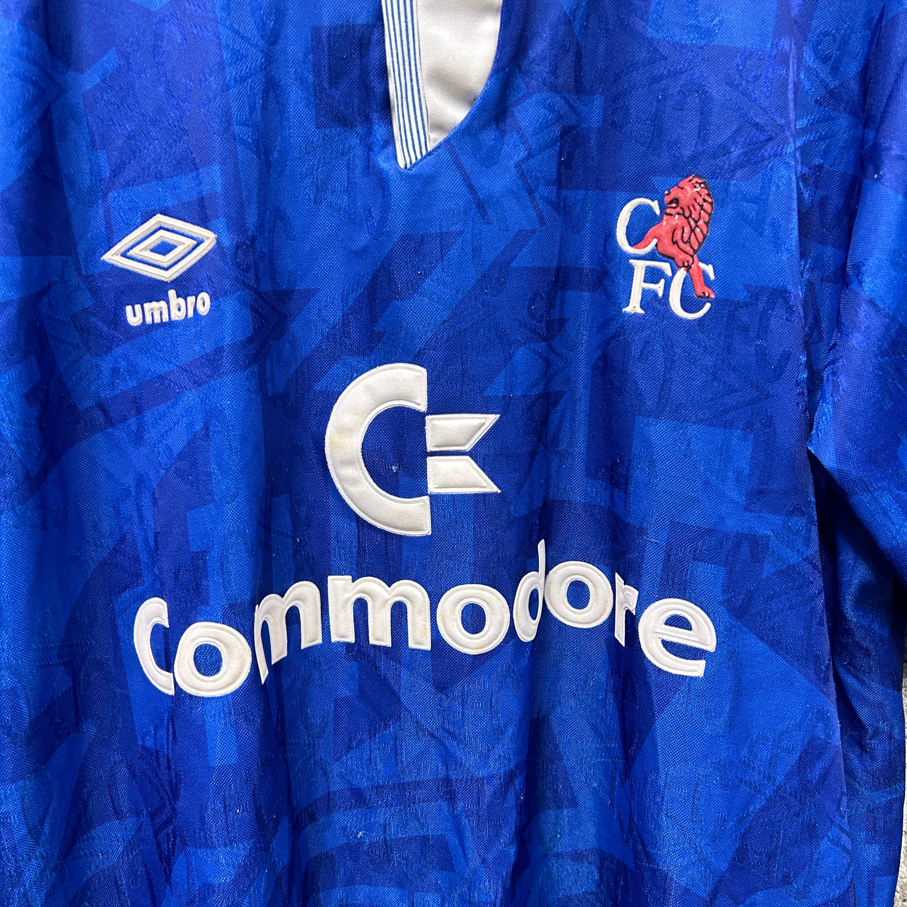 Vintage Chelsea - 1991/1993Umbro Football Shirt