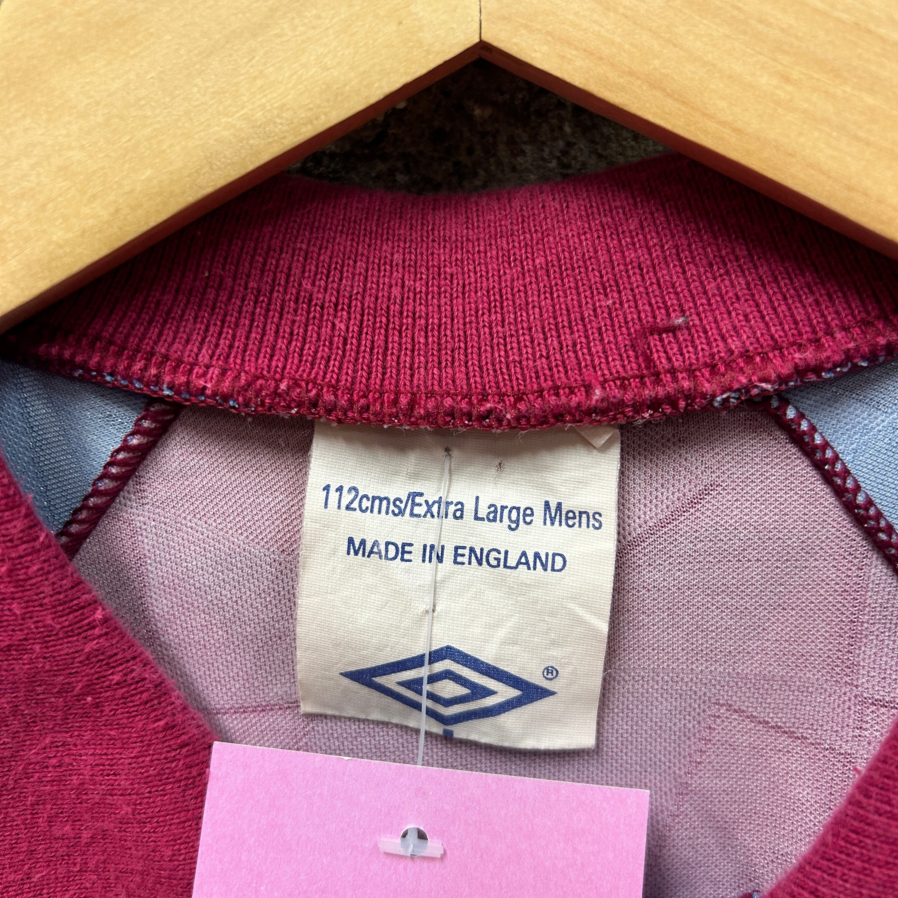 Aston Villa 1990 Umbro Football Shirt