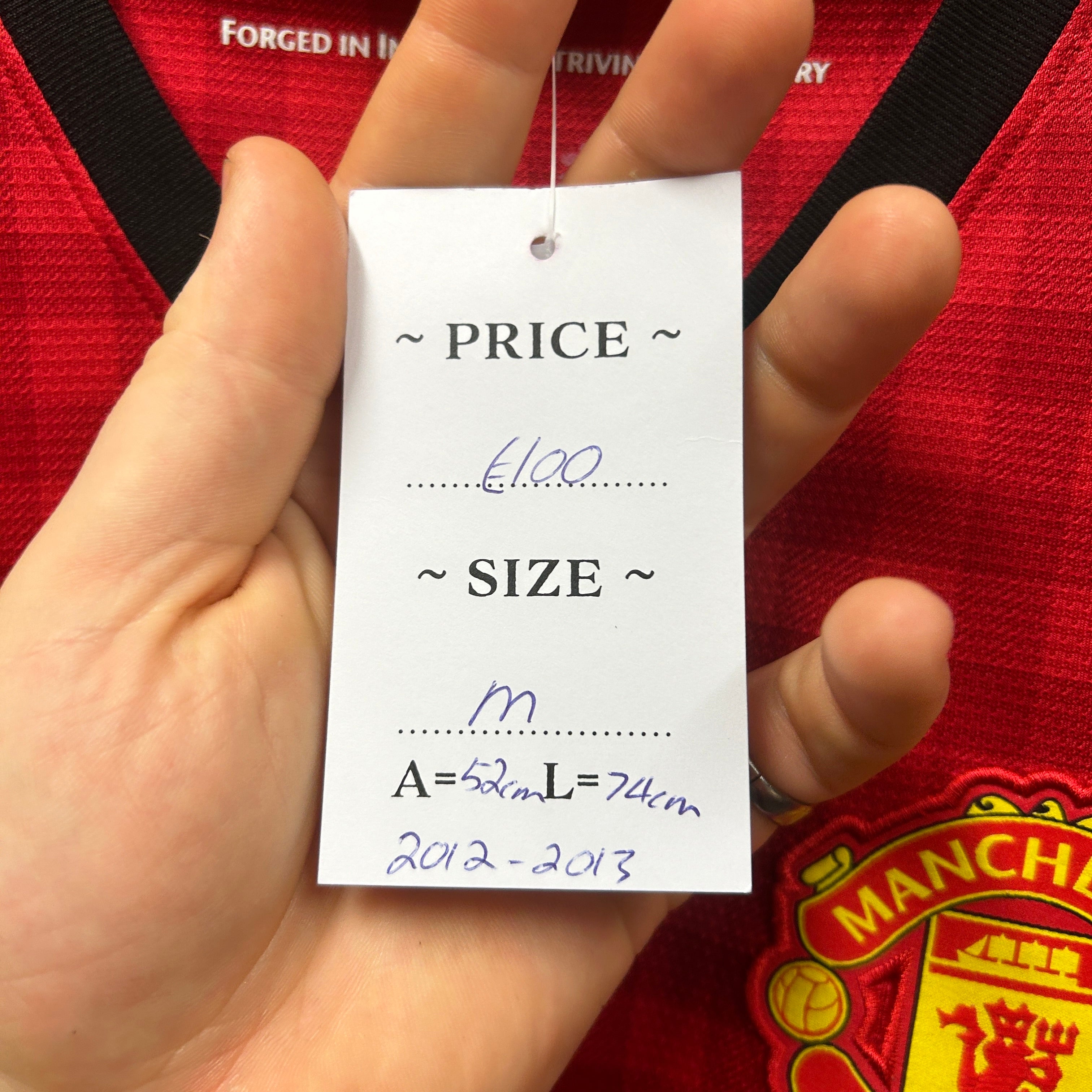 Wayne Rooney Manchester United 2012/2013 Nike Football Shirt