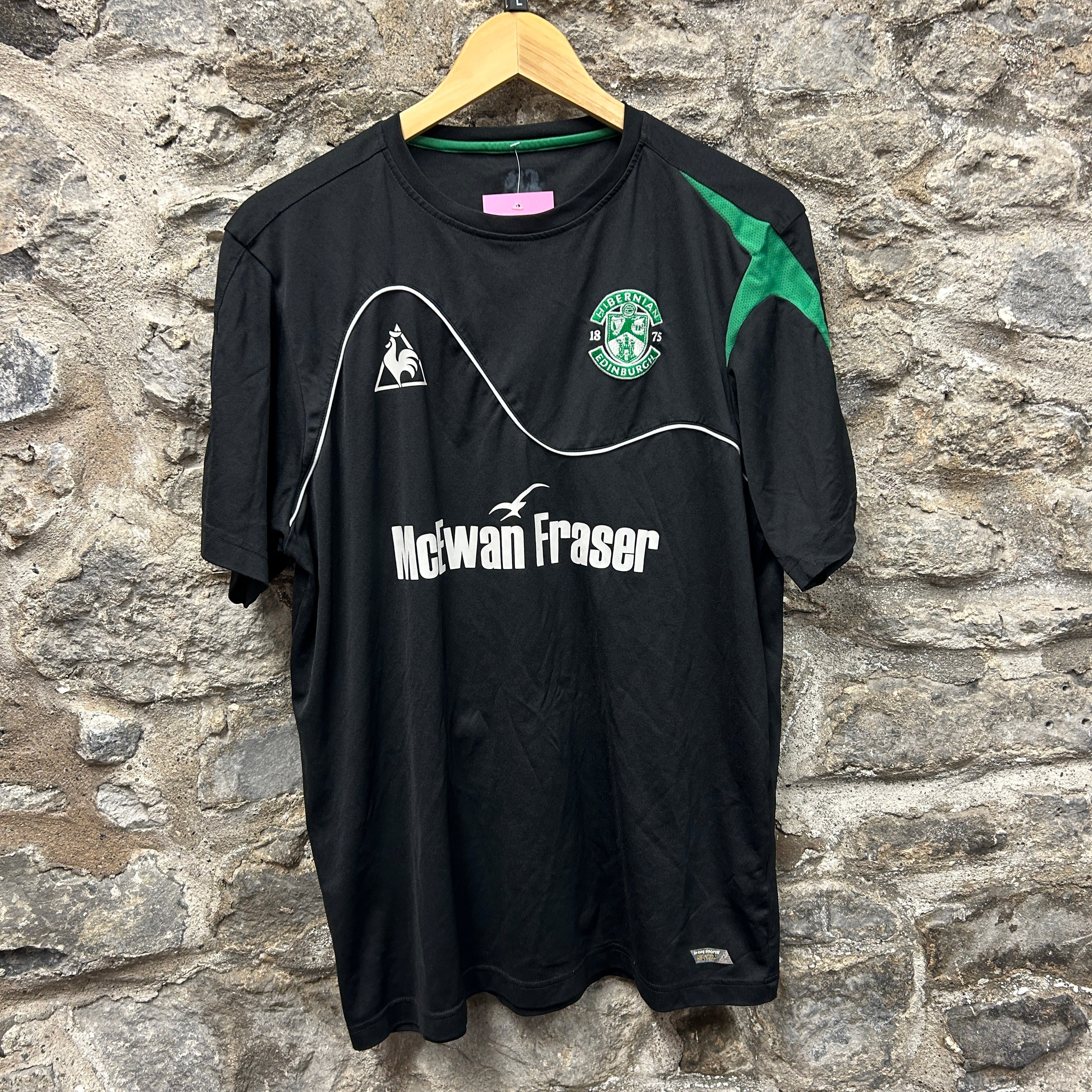 Vintage Hibernian 2002-2003 Le Coq Sportif Football Shirt