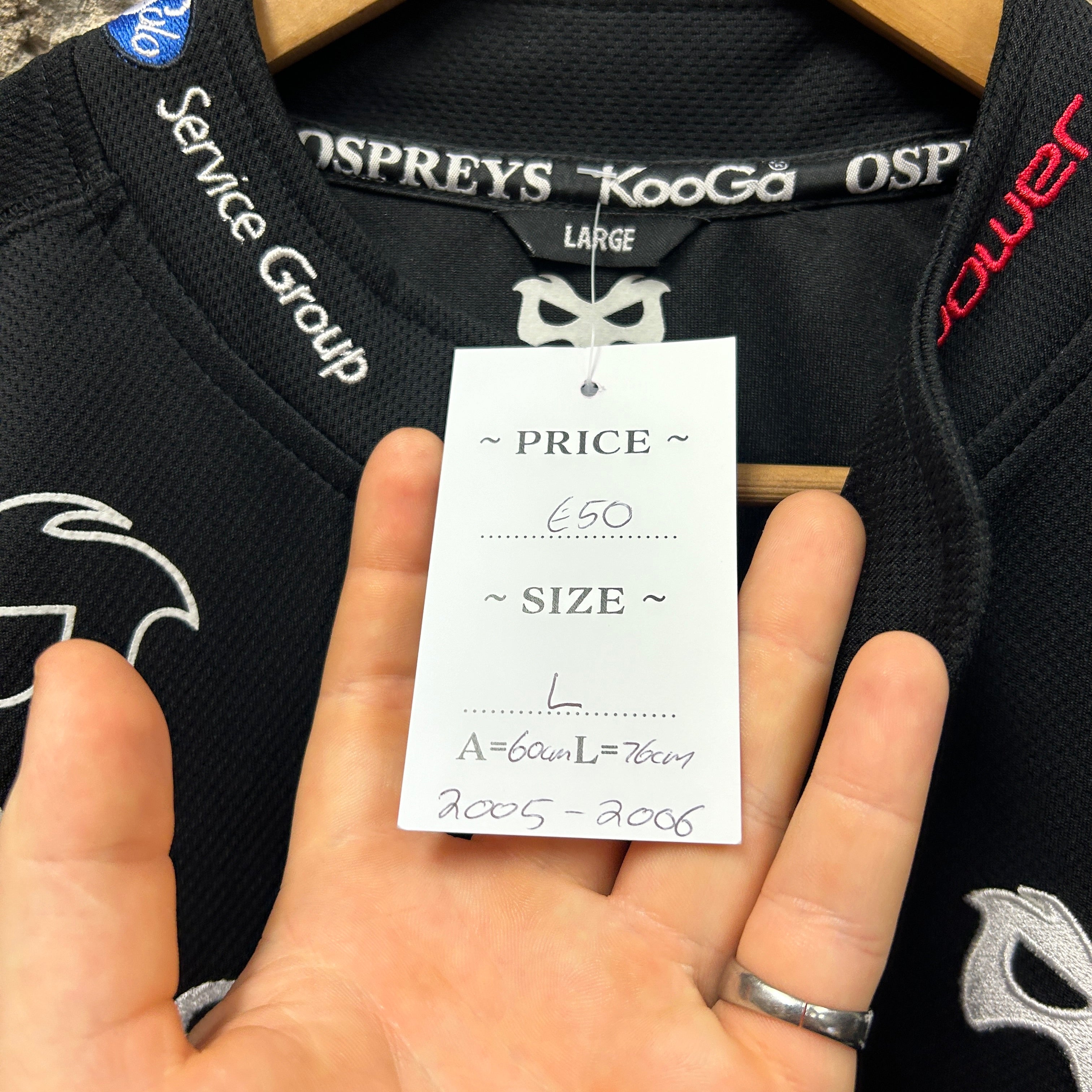 Vintage Ospreys 2005-2006 Kooga Rugby Jersey