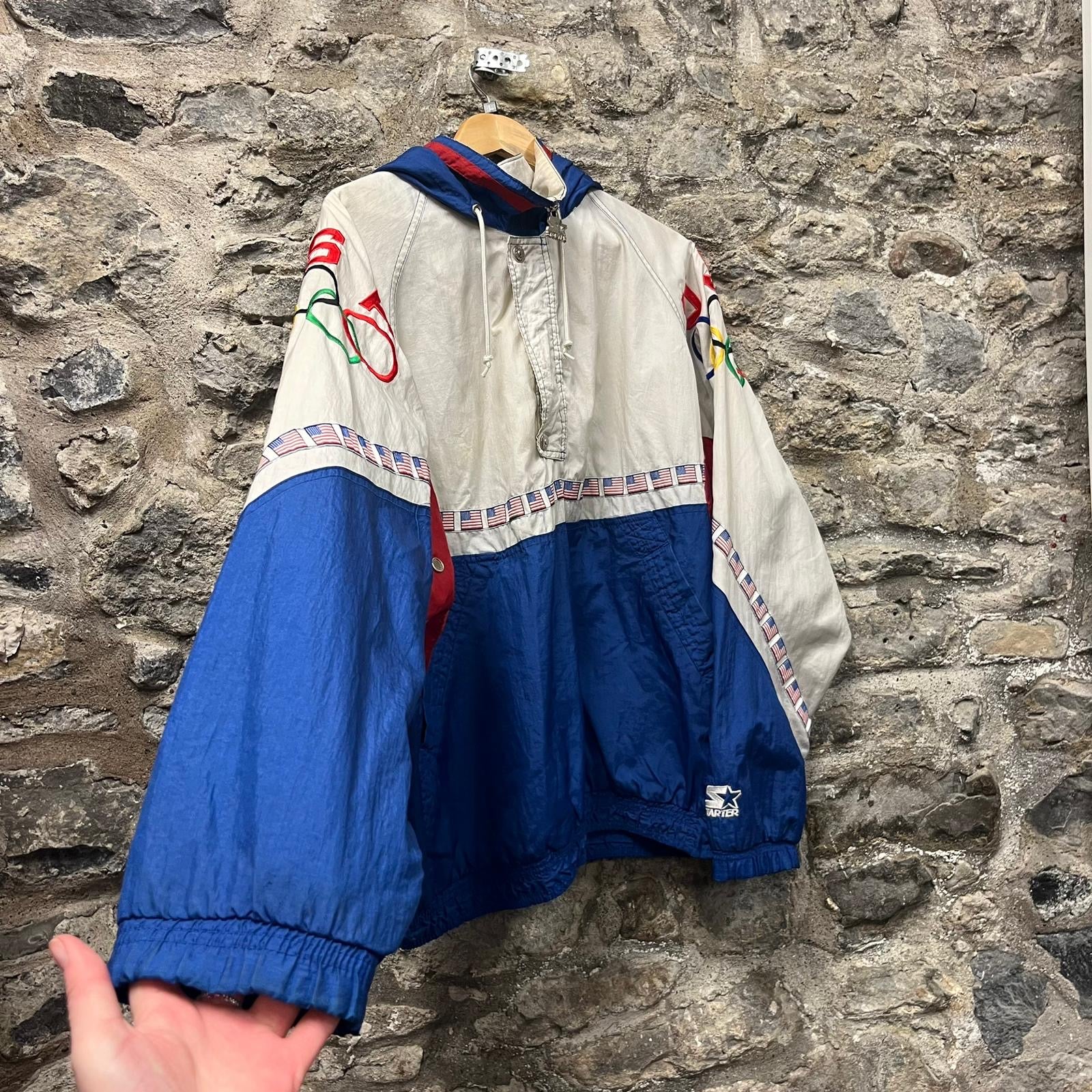 Vintage Team USA Starter Windbreaker Jacket