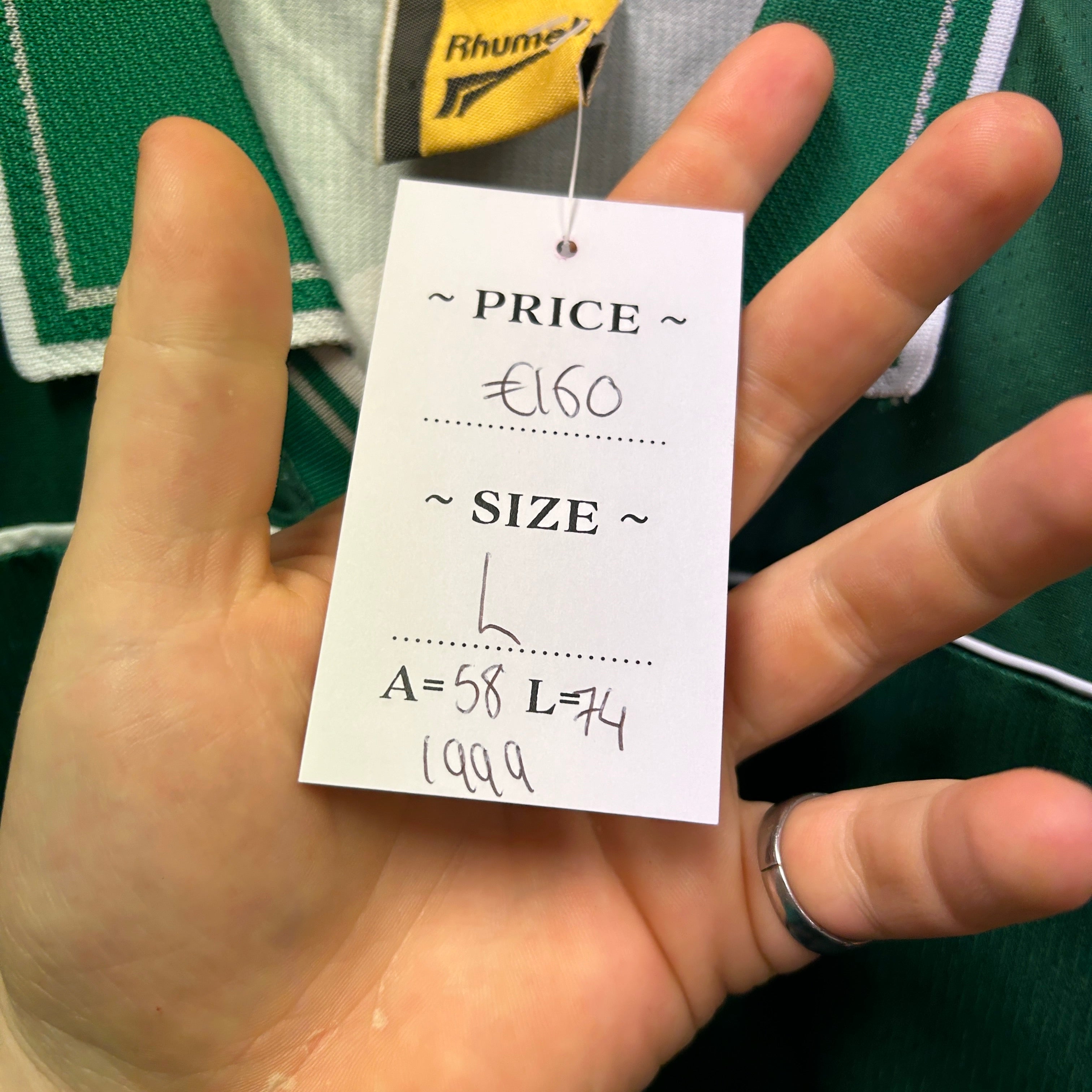 Palmeiras 1999 Rhumell Football Shirt