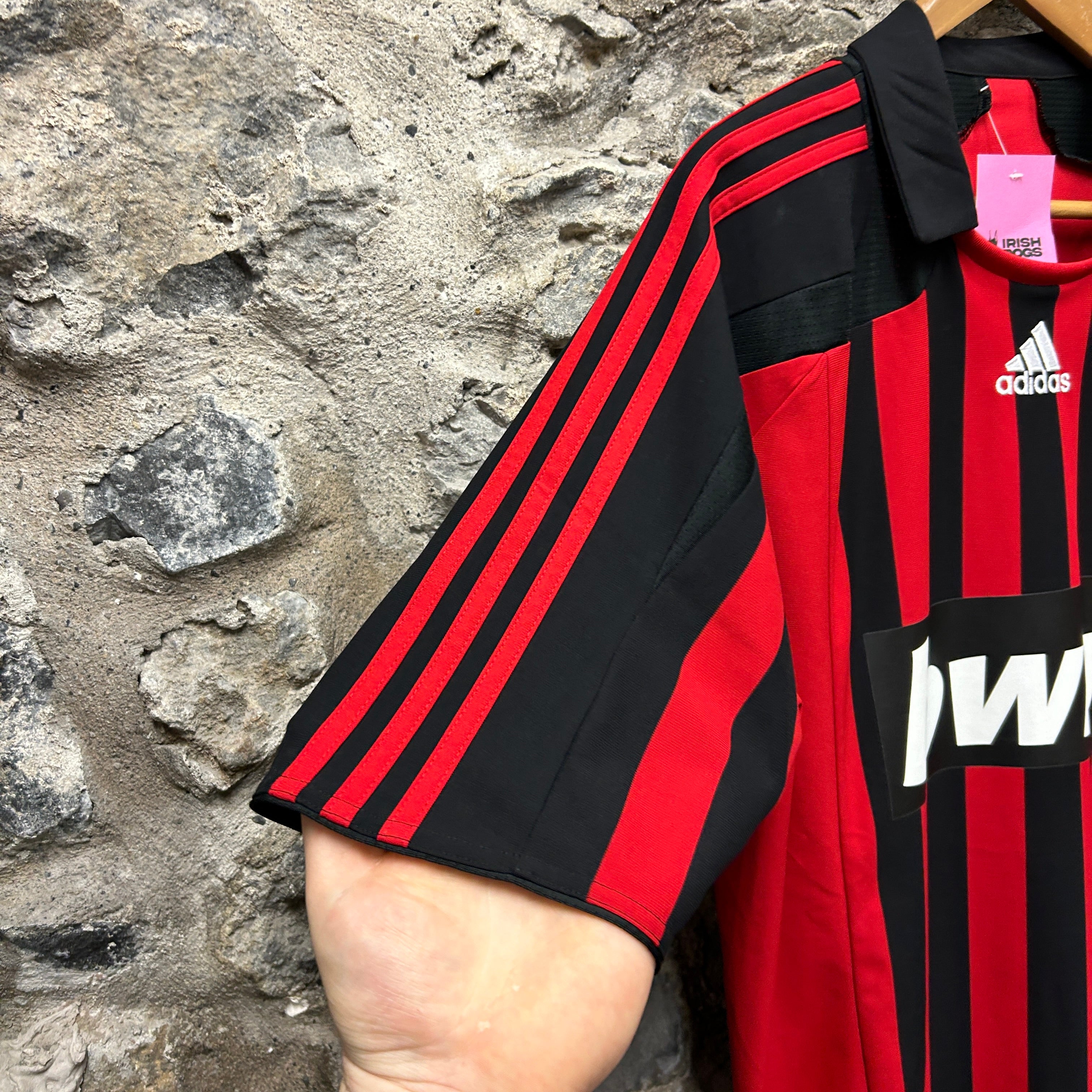 Vintage AC Milan Gattuso 2007/2008 Adidas Football Shirt
