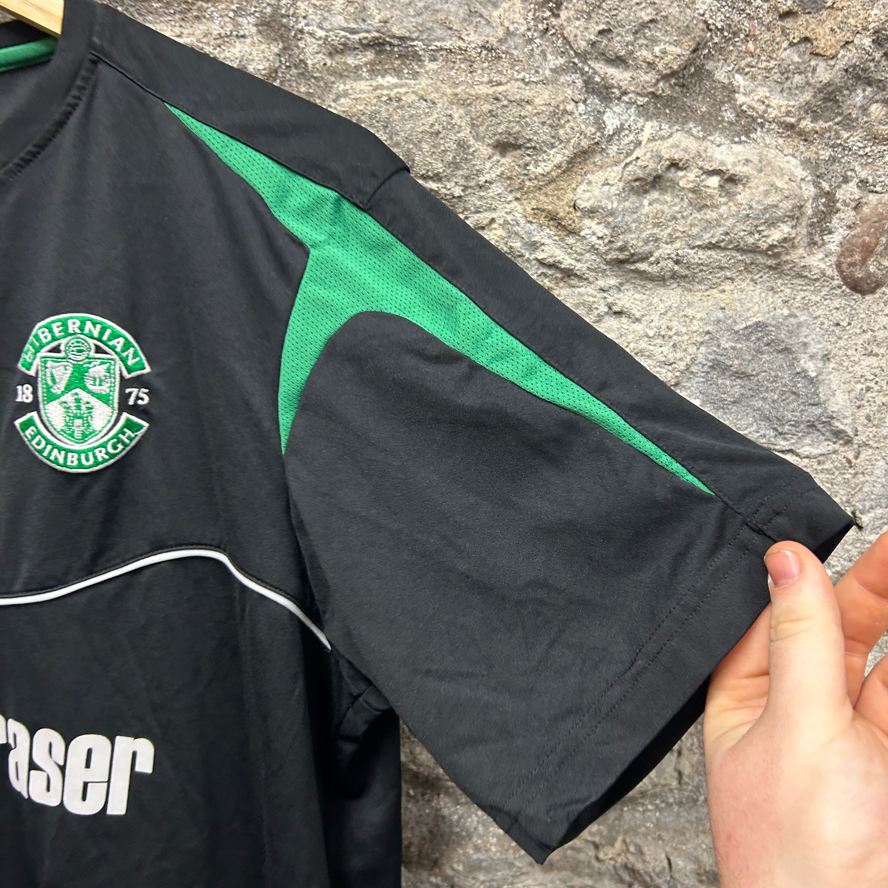 Vintage Hibernian 2002-2003 Le Coq Sportif Football Shirt
