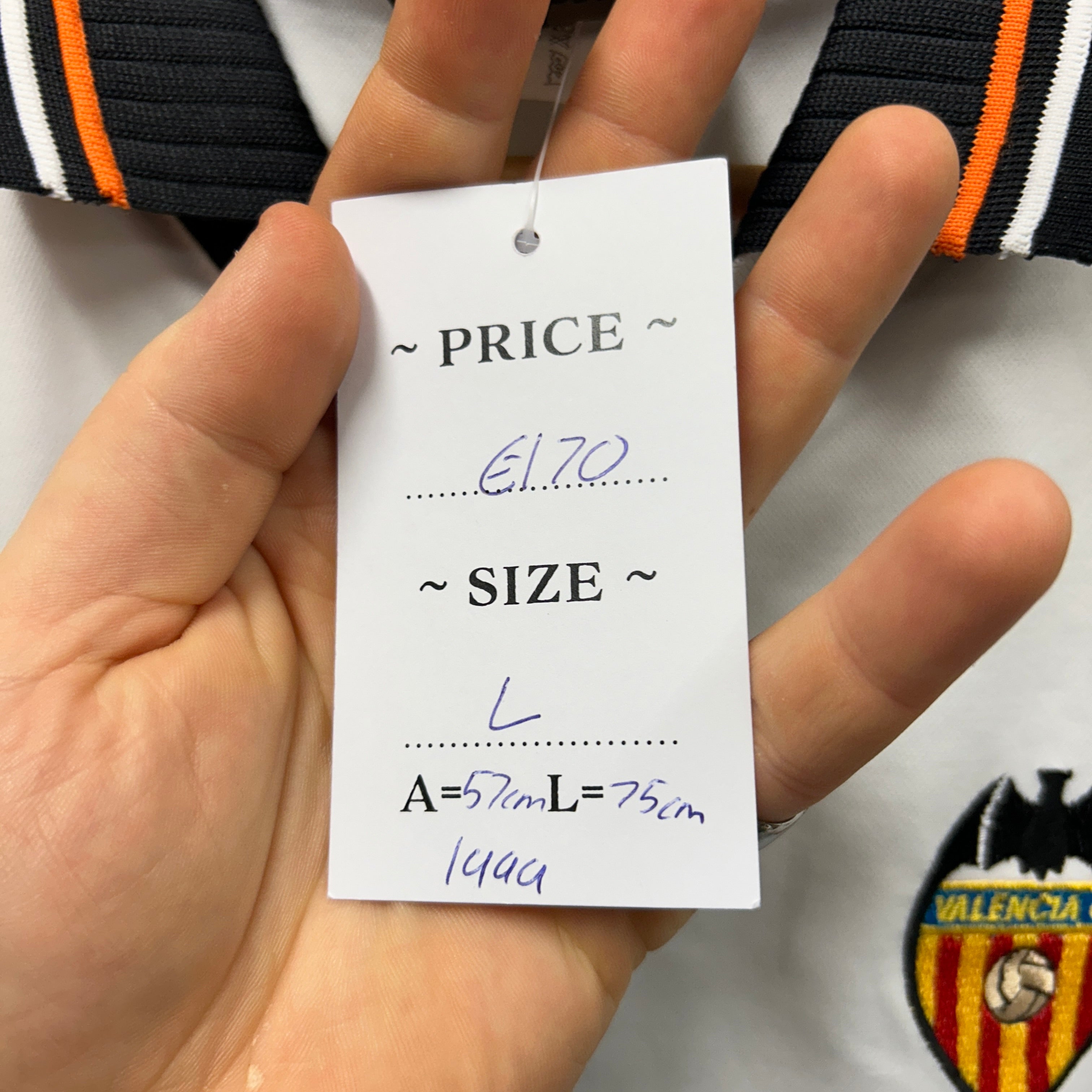 Vintage Valencia 1999 Luanvi Football Shirt