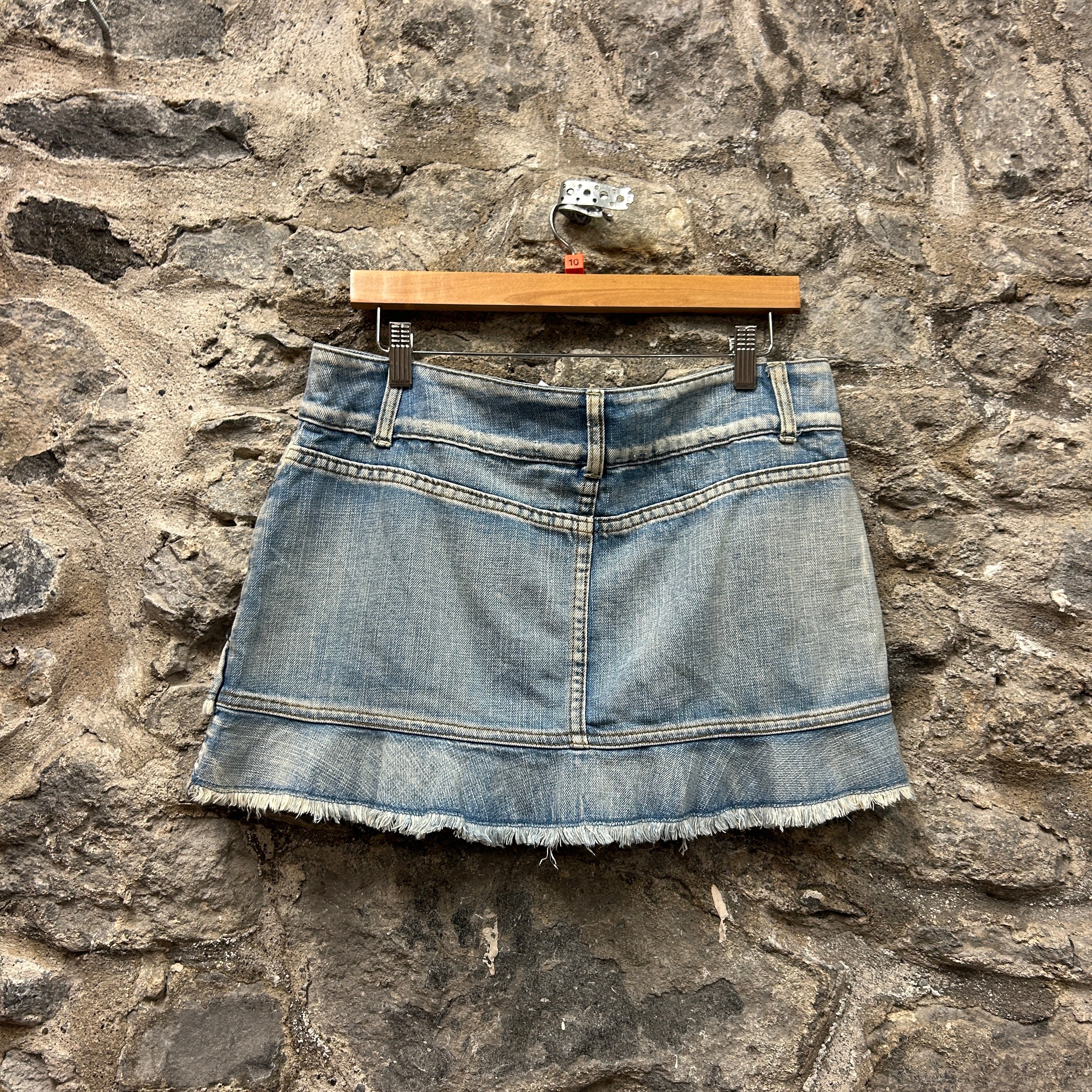 Vintage Papaya Mini Skirt